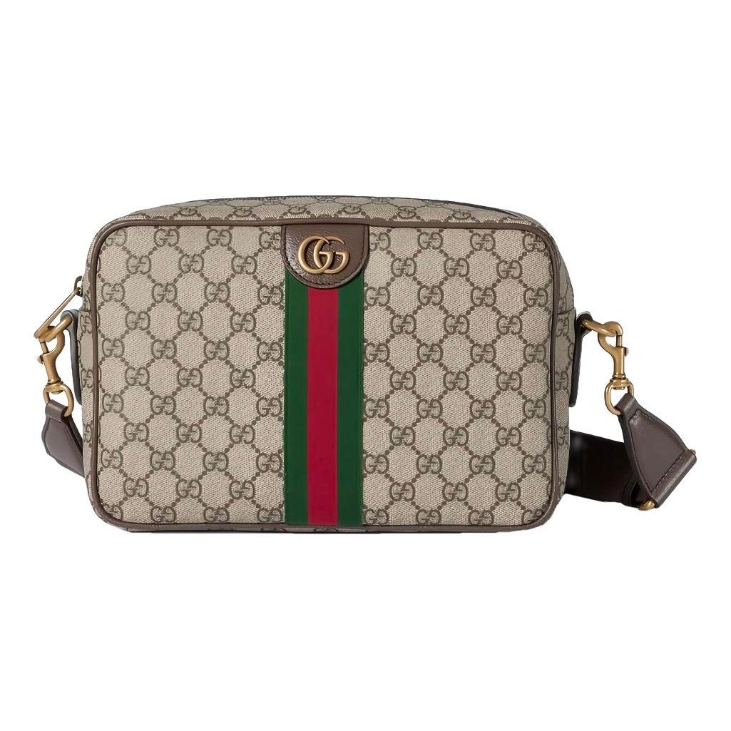 Ophidia leather crossbody bag