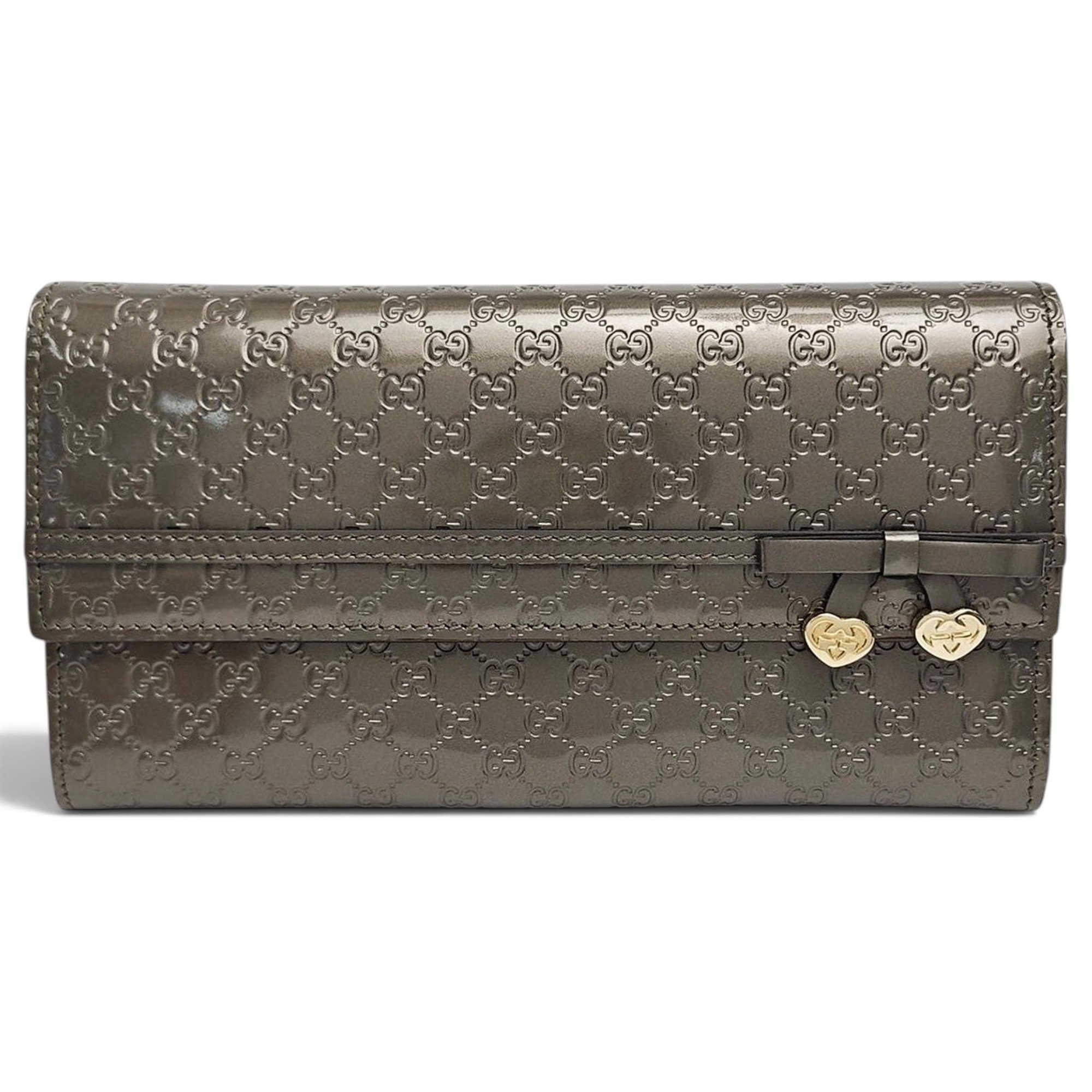 Patent leather handbag