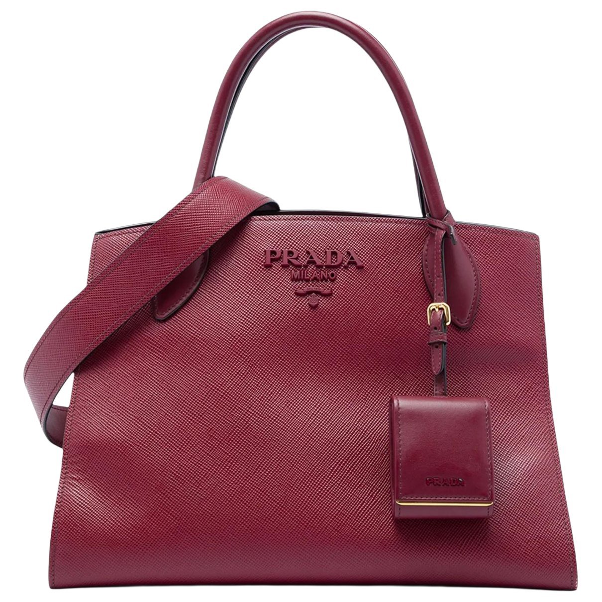 Monochrome leather tote