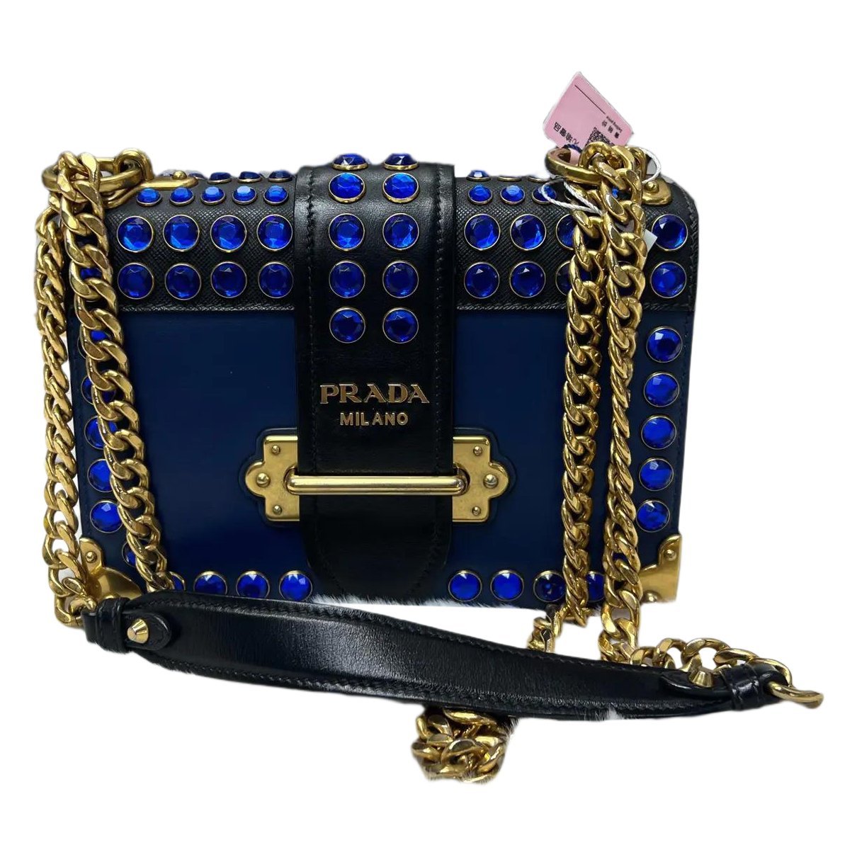 Cahier leather handbag