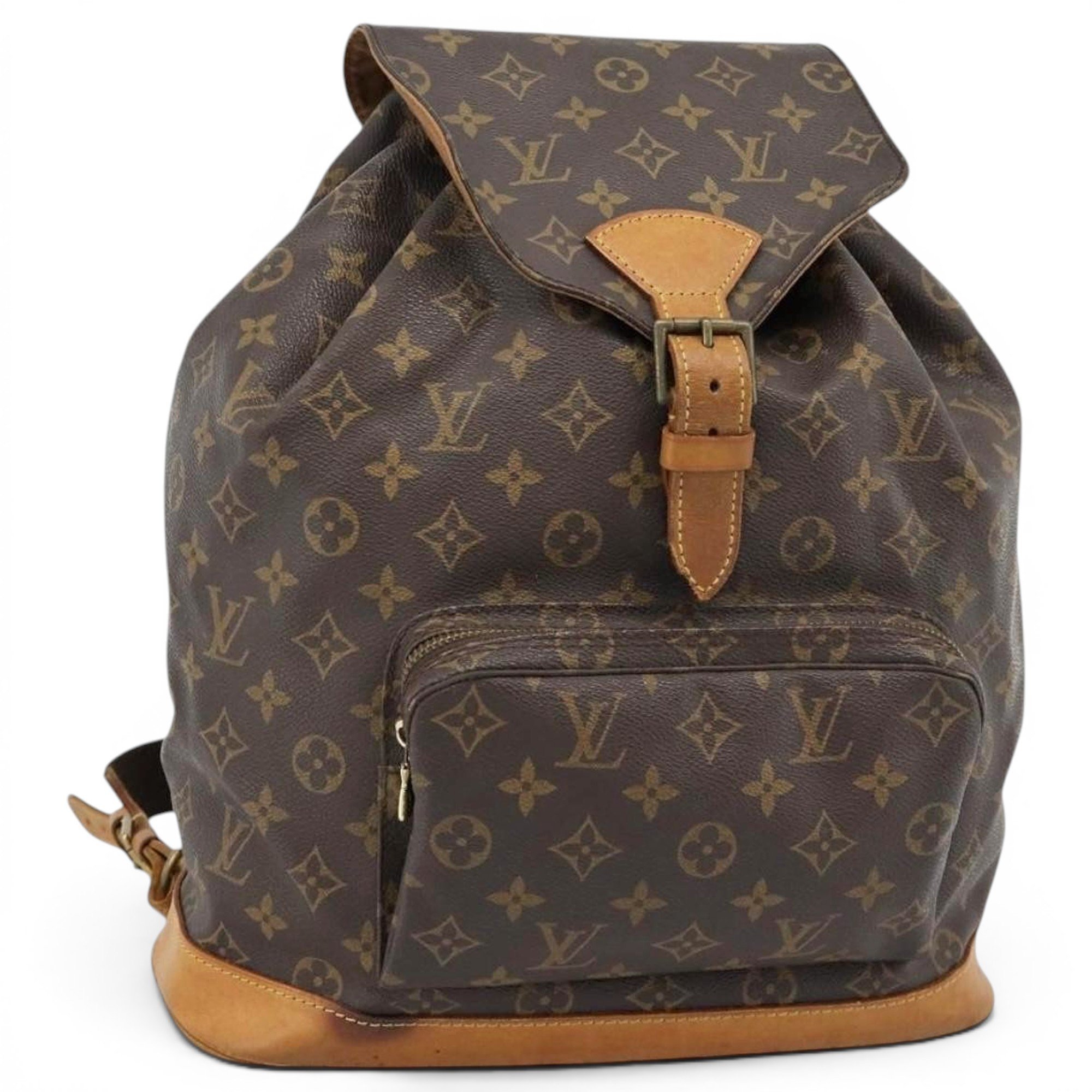 Montsouris leather backpack
