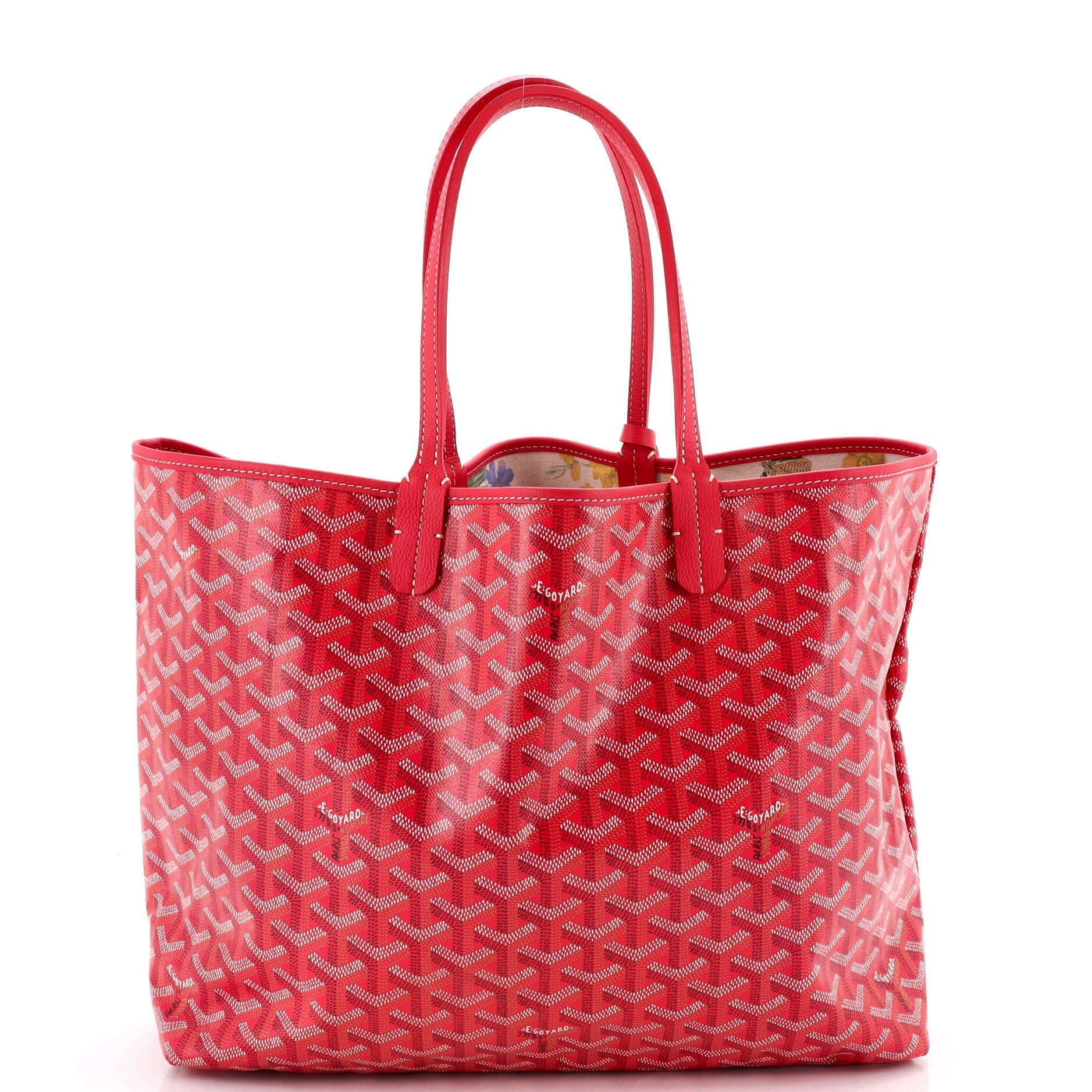 Saint Louis Reversible Tote Coated Canvas and Printed Canvas PM