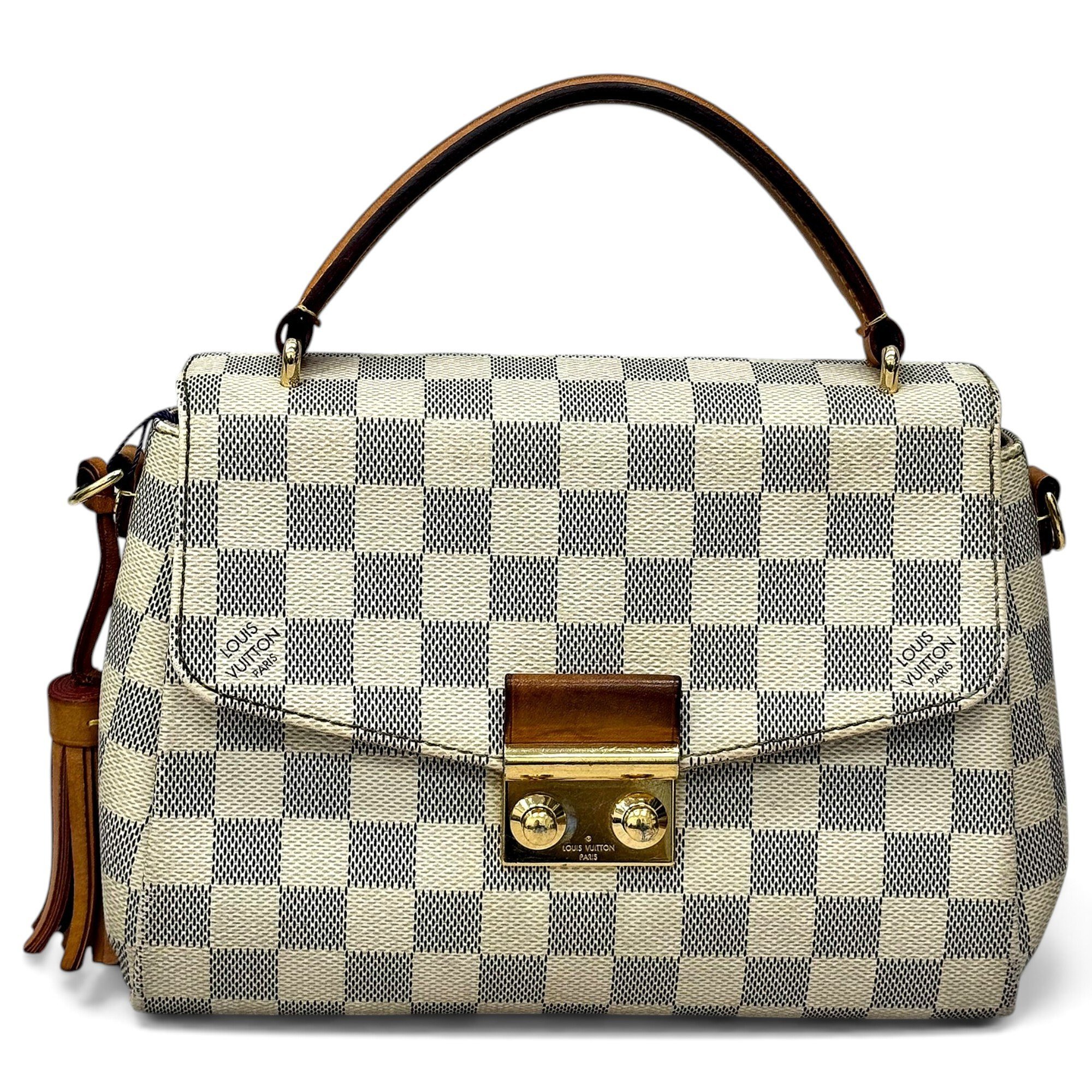 Croisette leather handbag