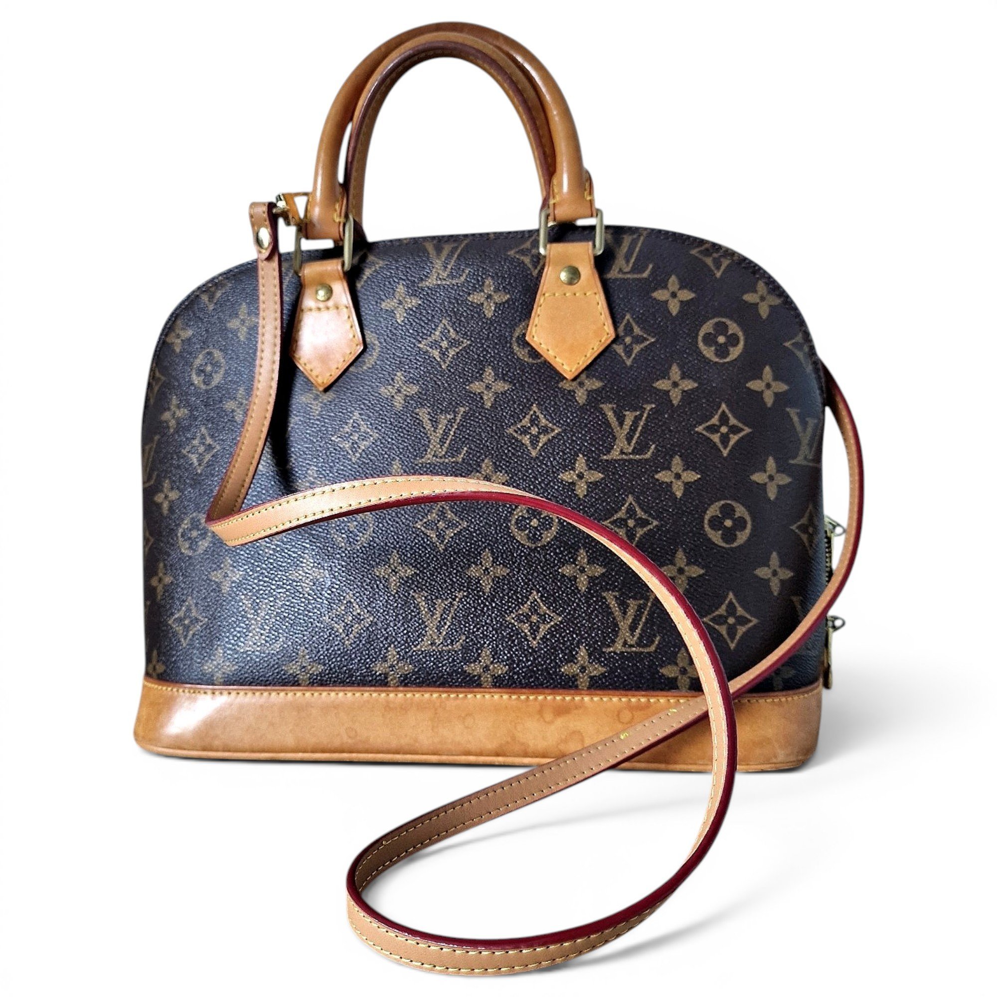 Alma leather handbag