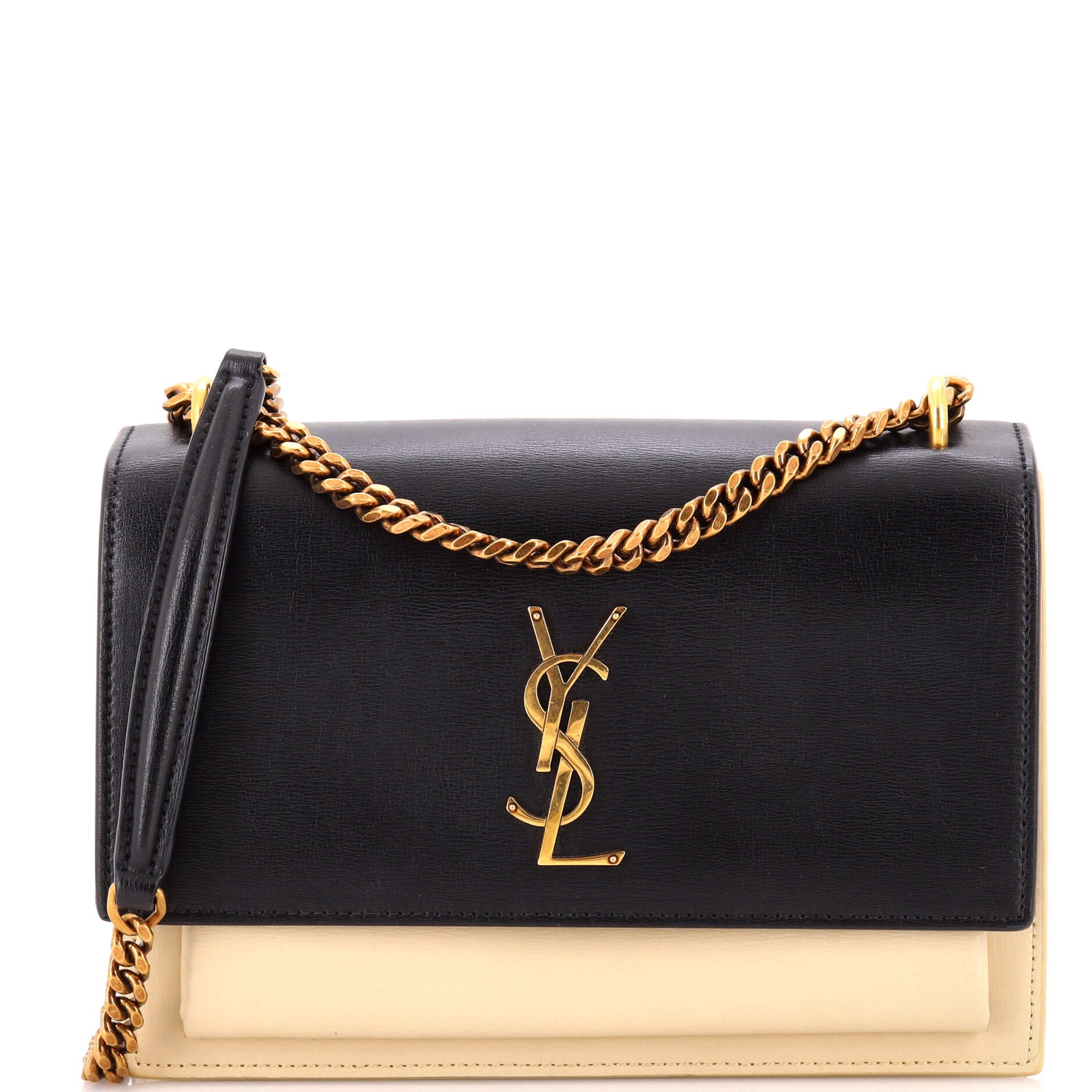Saint Laurent Sunset Crossbody Bag Leather Medium