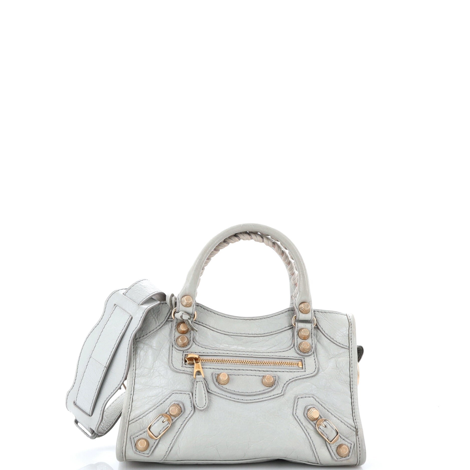 City Giant Studs Bag Leather Mini
