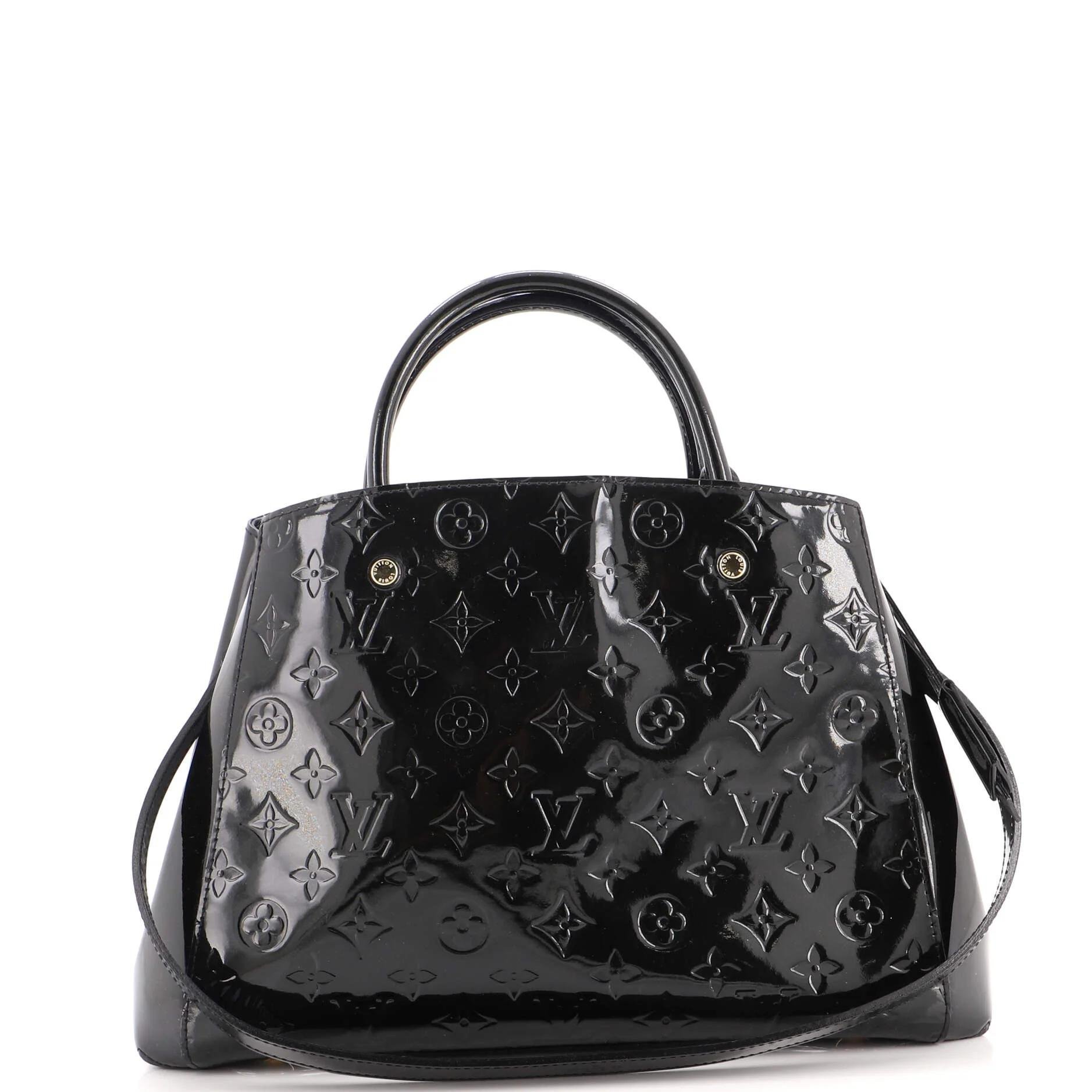 Patent leather tote