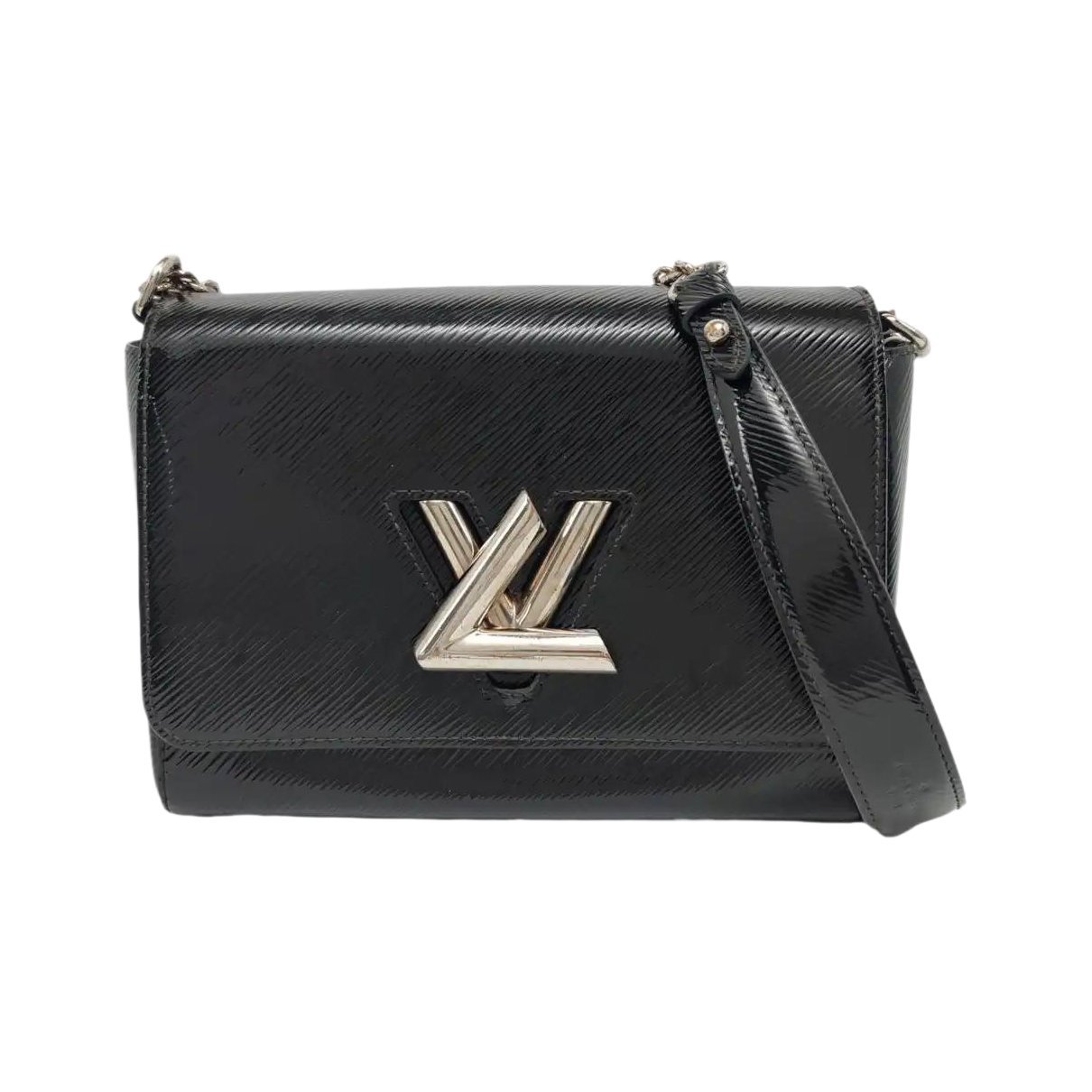 Twist leather handbag