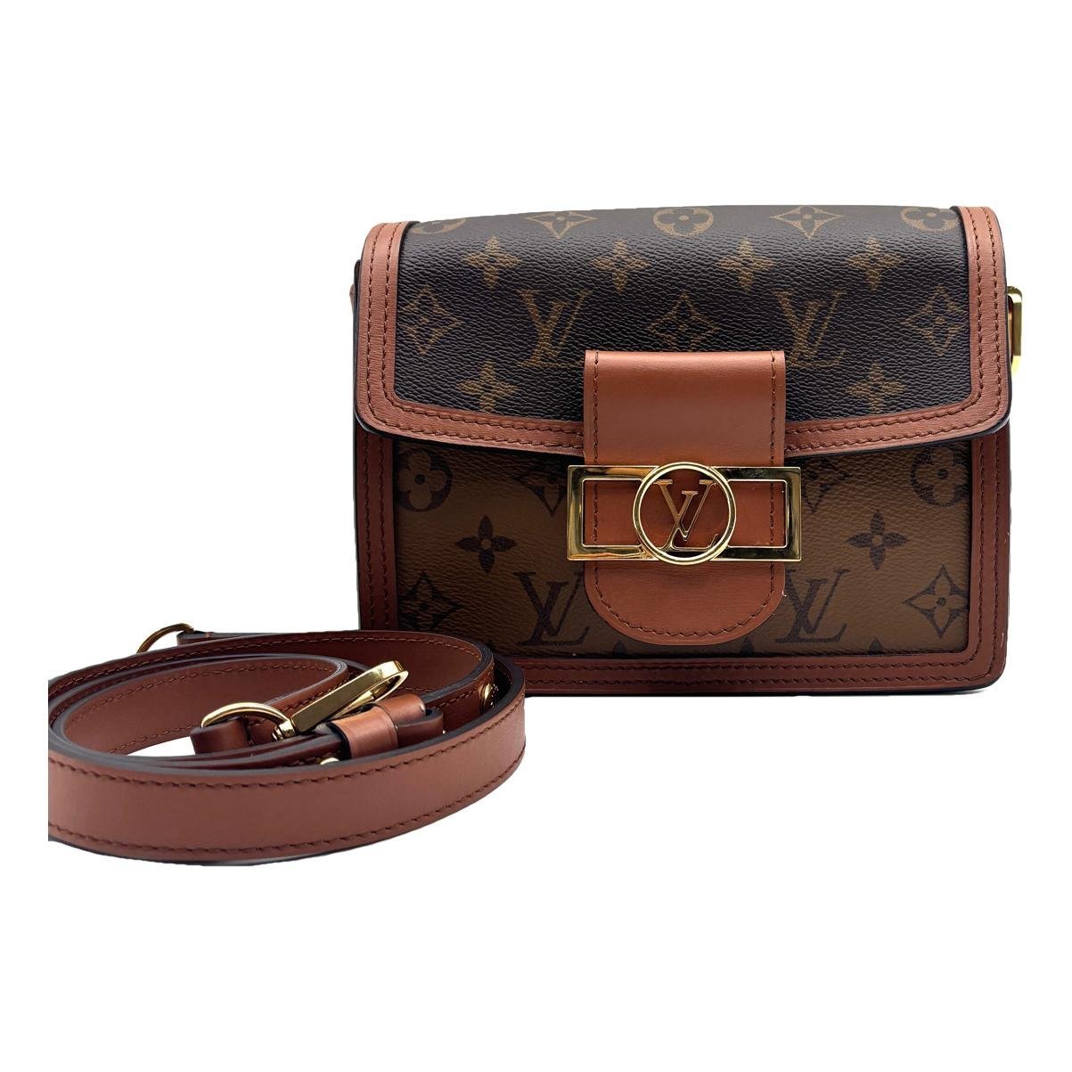 Louis Vuitton Dauphine leather handbag
