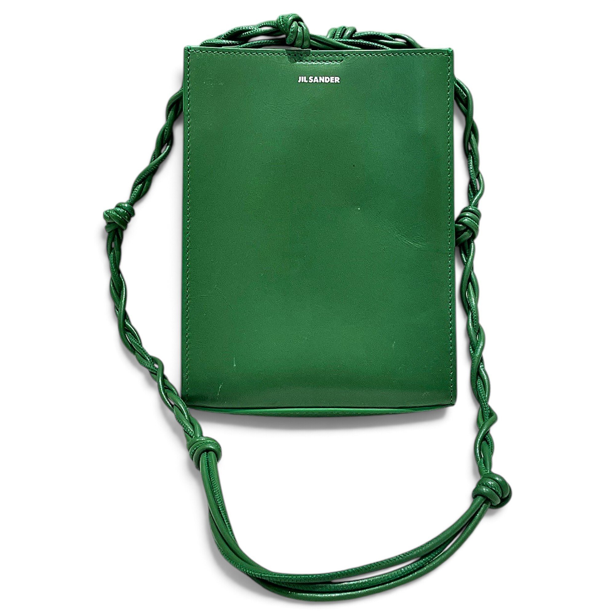 Jil Sander Tangle leather crossbody bag