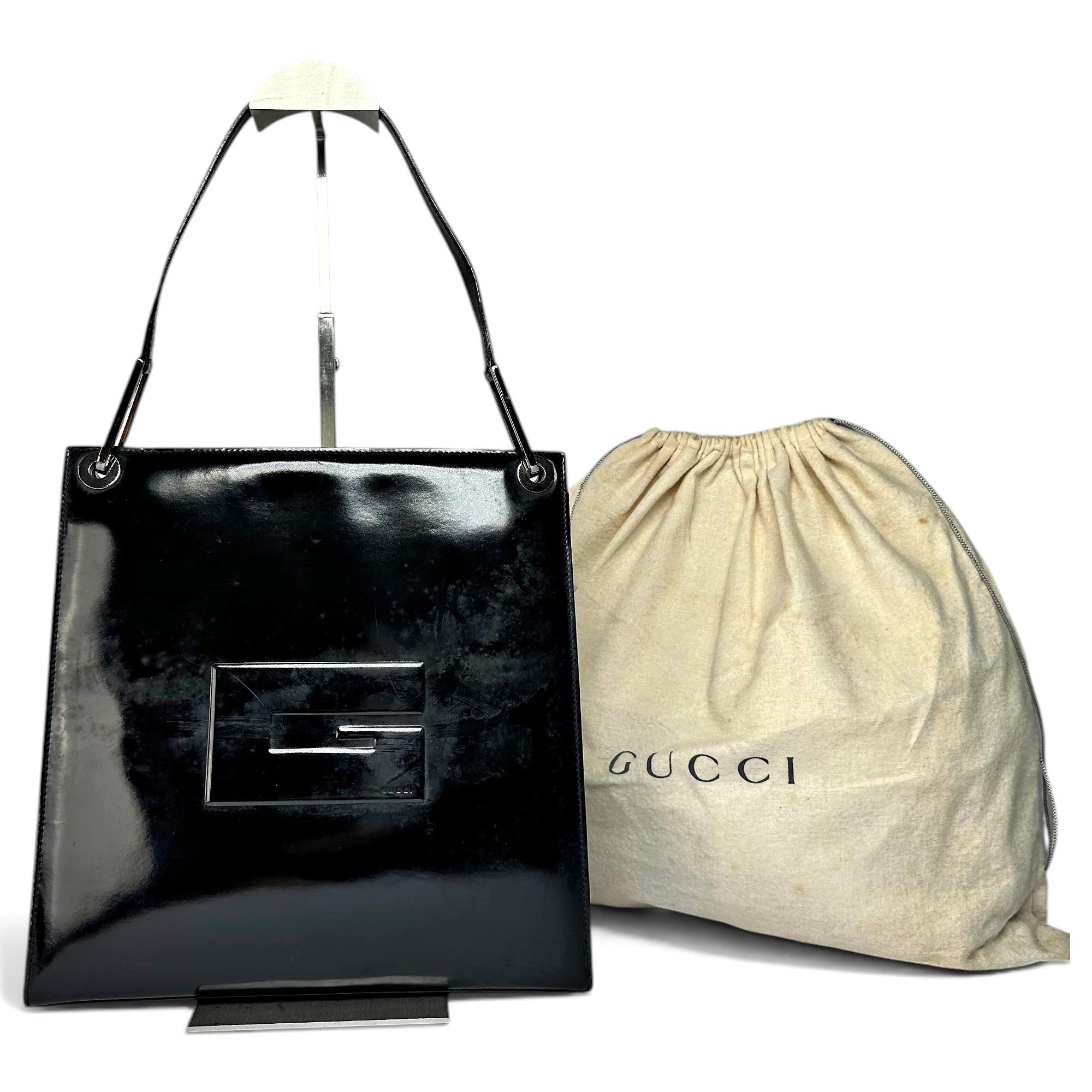 Soho patent leather handbag