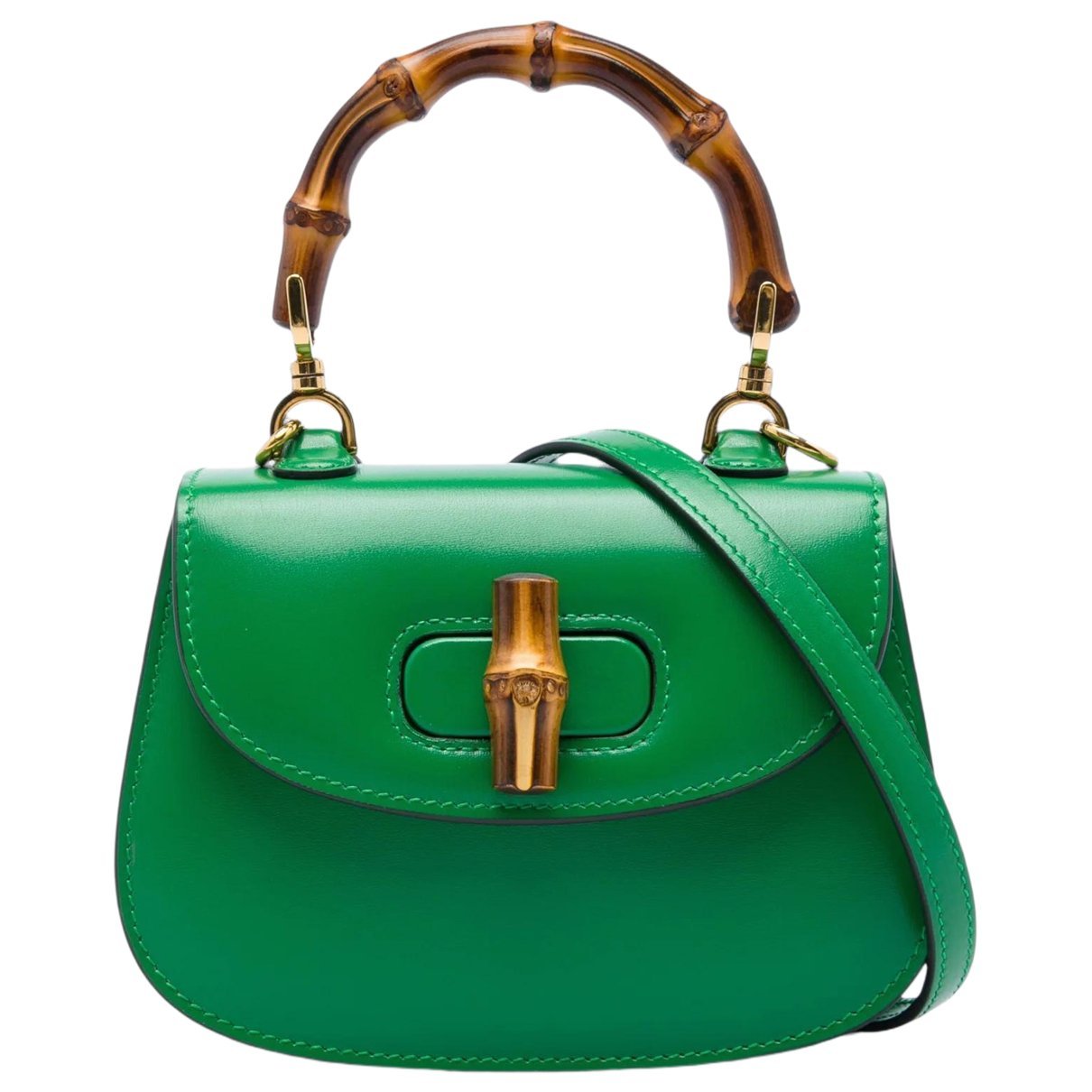 Bamboo leather satchel