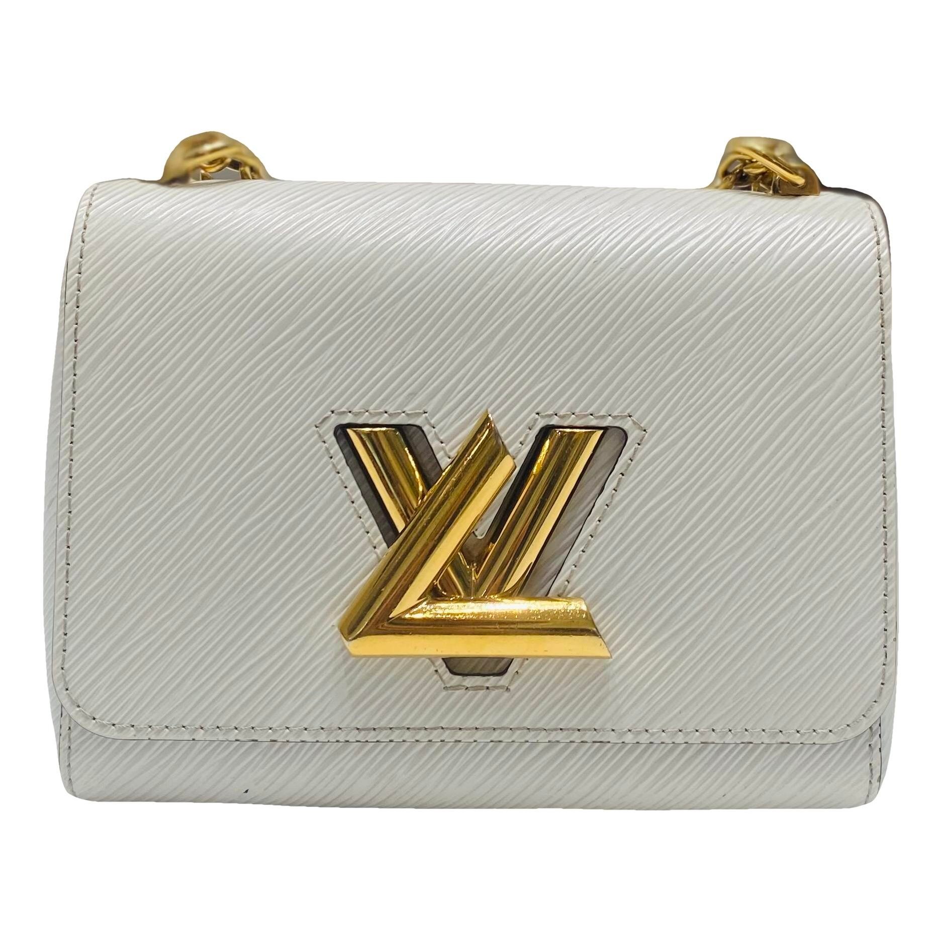 Twist leather handbag