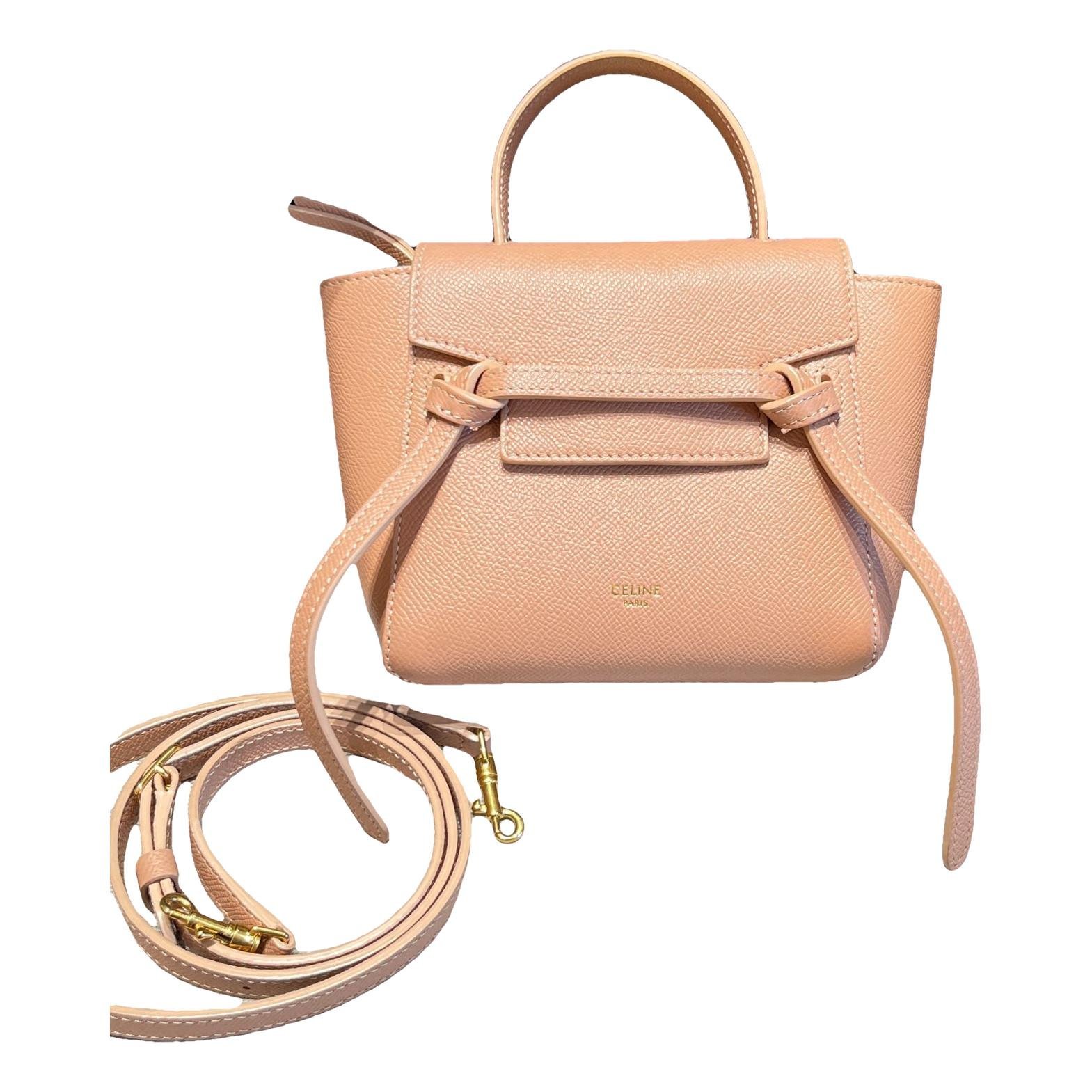 Belt pony-style calfskin handbag