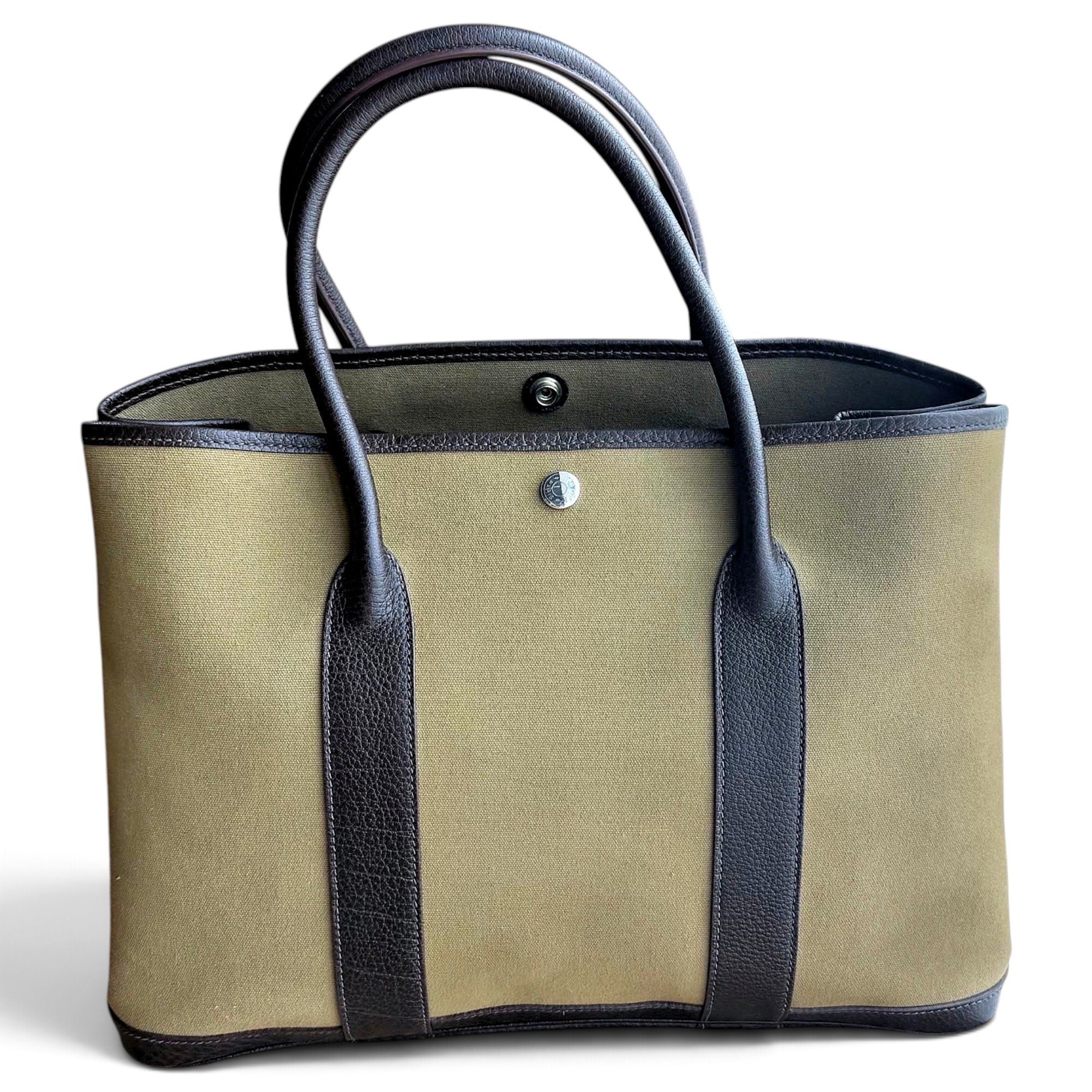 Garden Party leather handbag