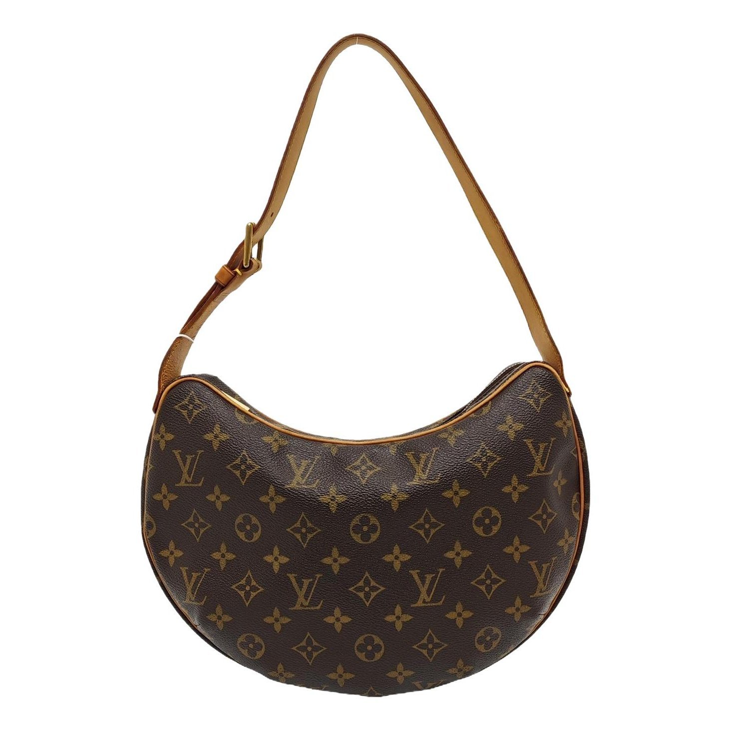 Croissant leather handbag