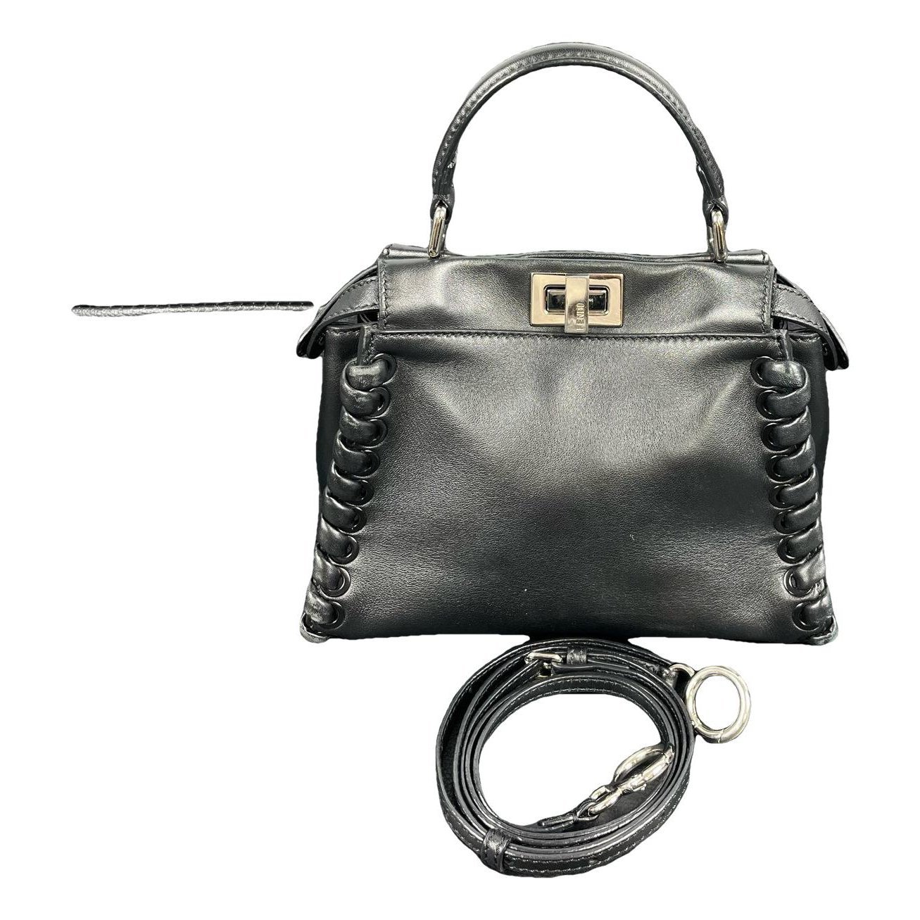 Peekaboo leather handbag