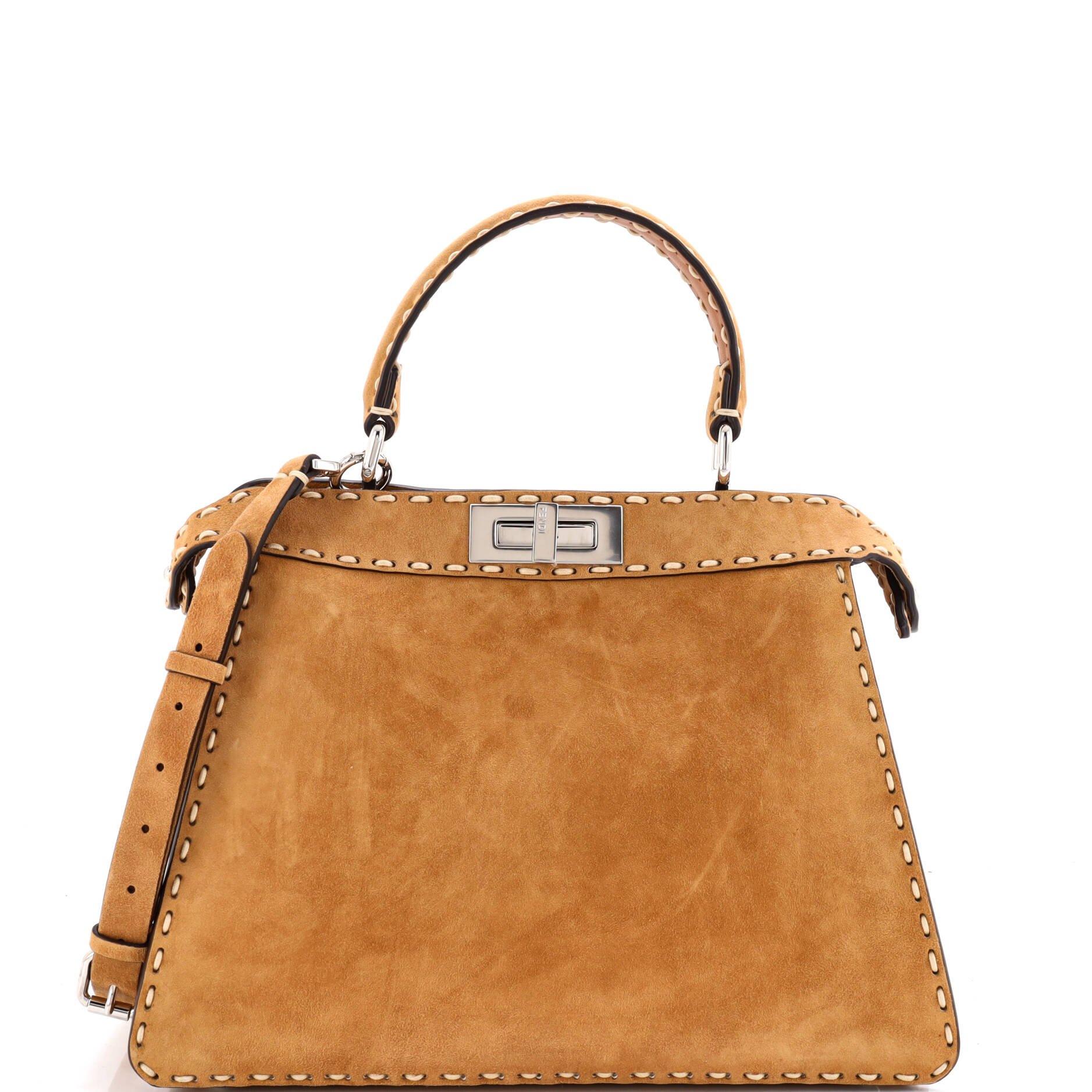 Selleria Peekaboo Bag Suede Medium