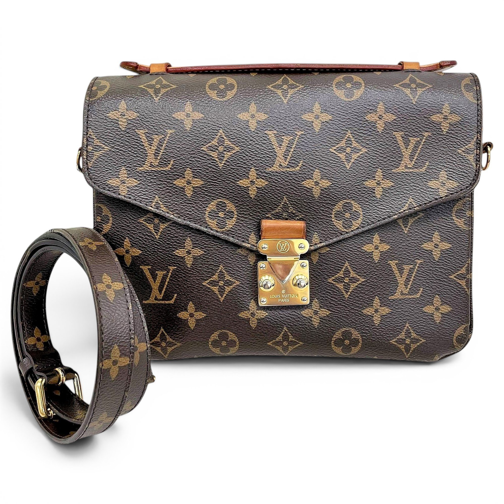 Metis leather crossbody bag