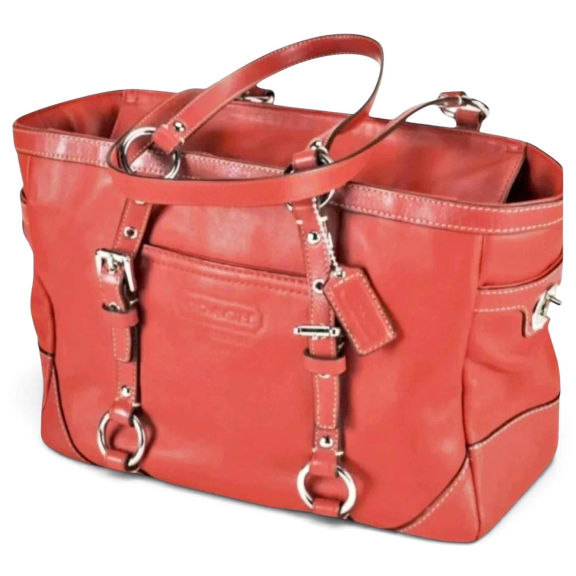 Leather tote