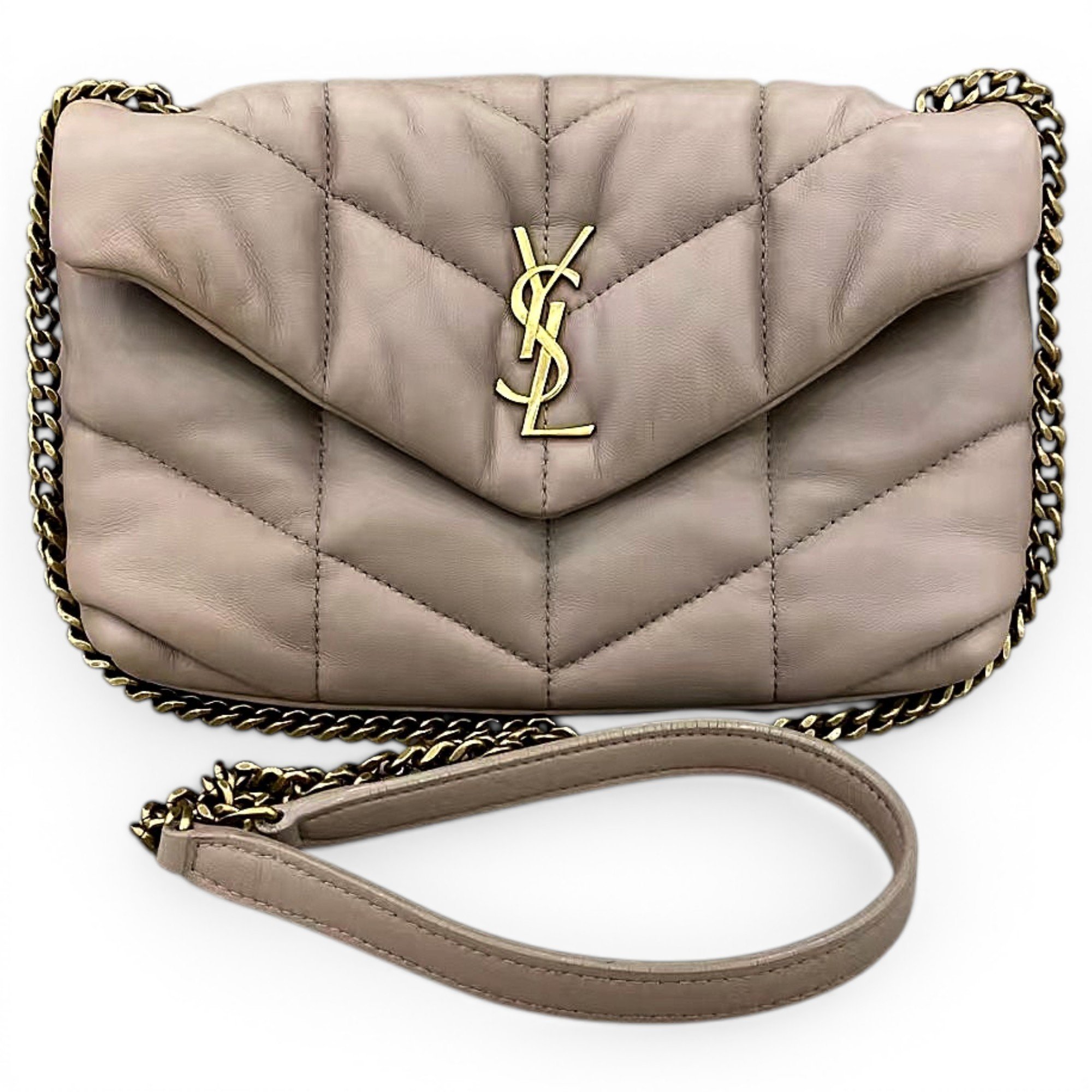 Loulou Puffer leather crossbody bag