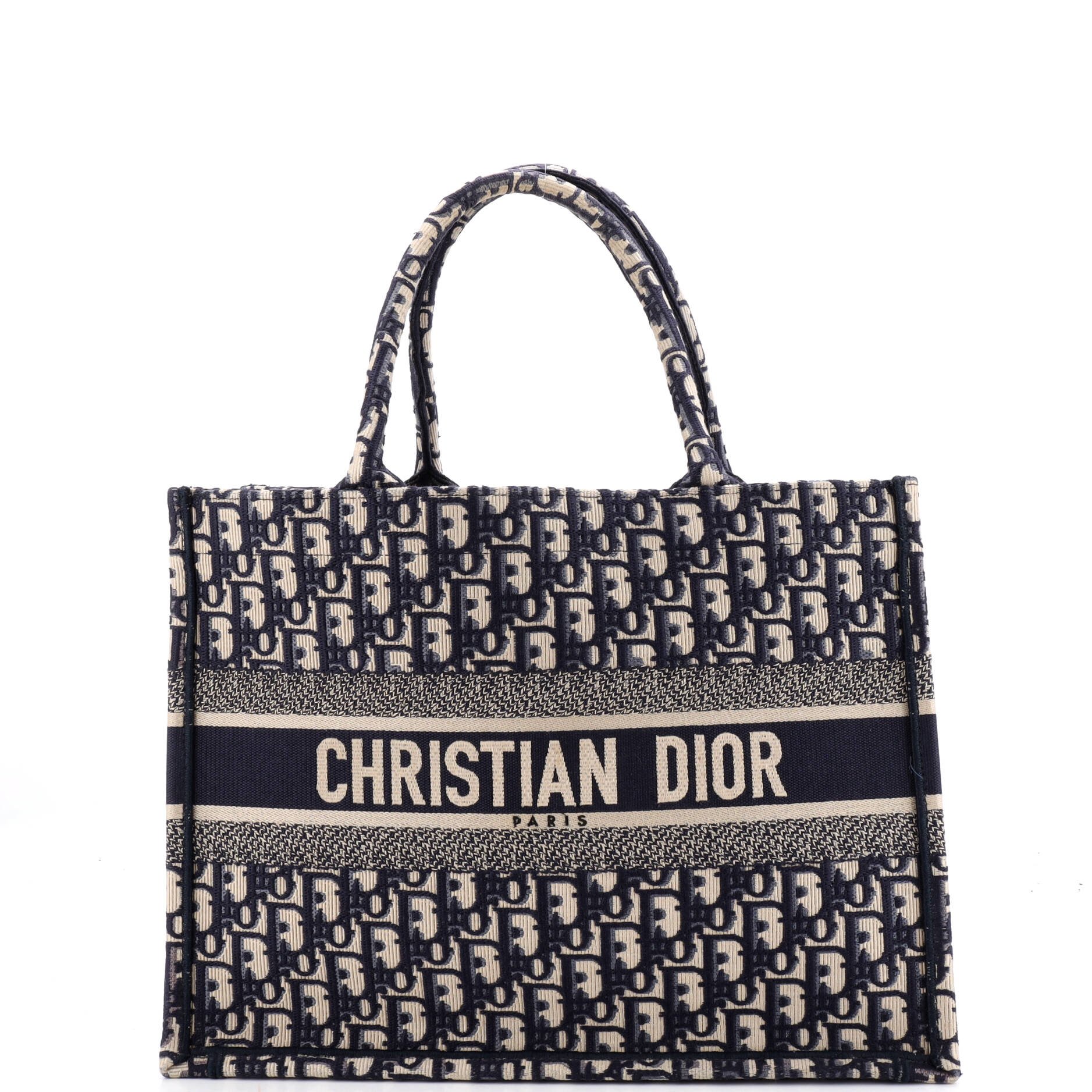 Book Tote Oblique Canvas Medium