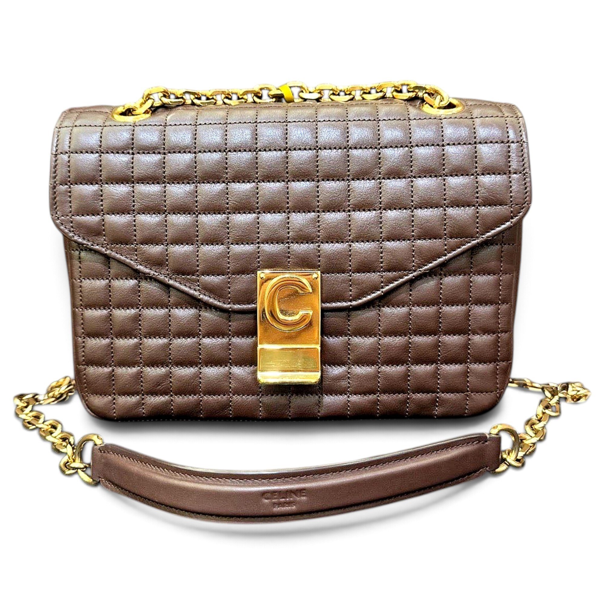 C bag leather handbag