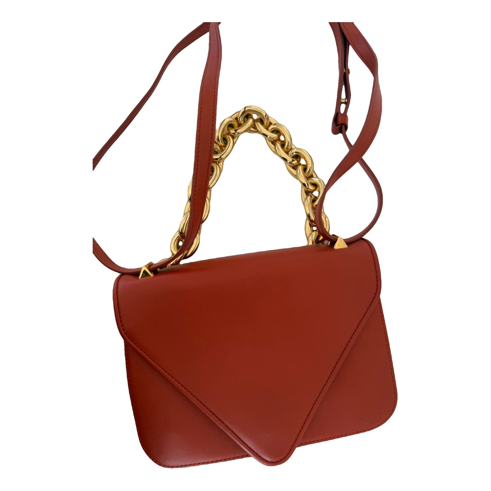 Mount leather crossbody bag