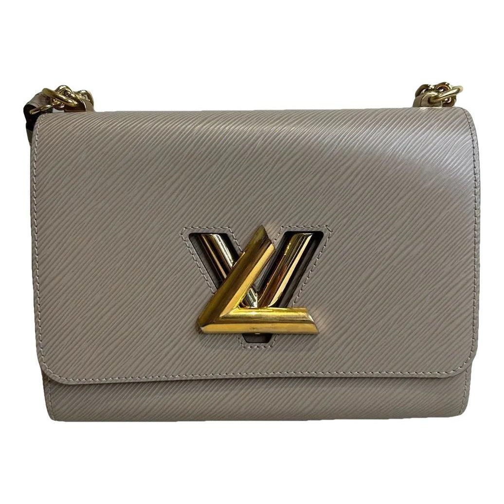 Twist leather handbag