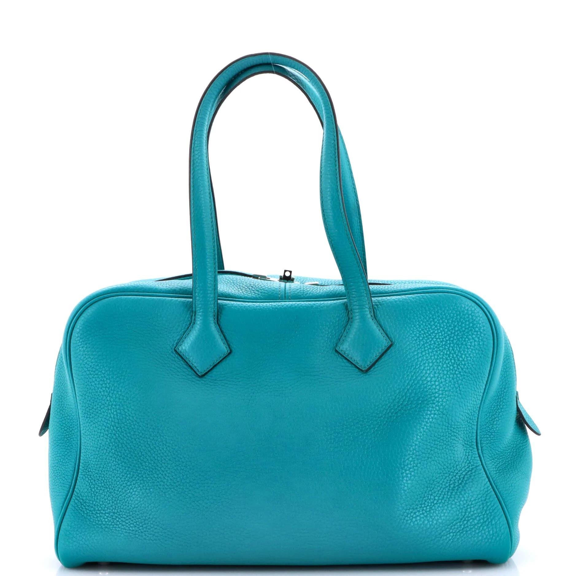 Hermes Victoria Ii 35 Handbag Clemence Leather 2015