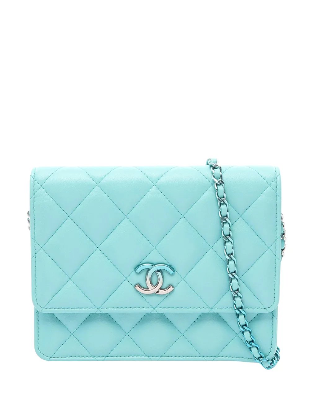 2021-2026 Mini Quilted Lambskin Trendy CC Wallet On Chain crossbody bag
