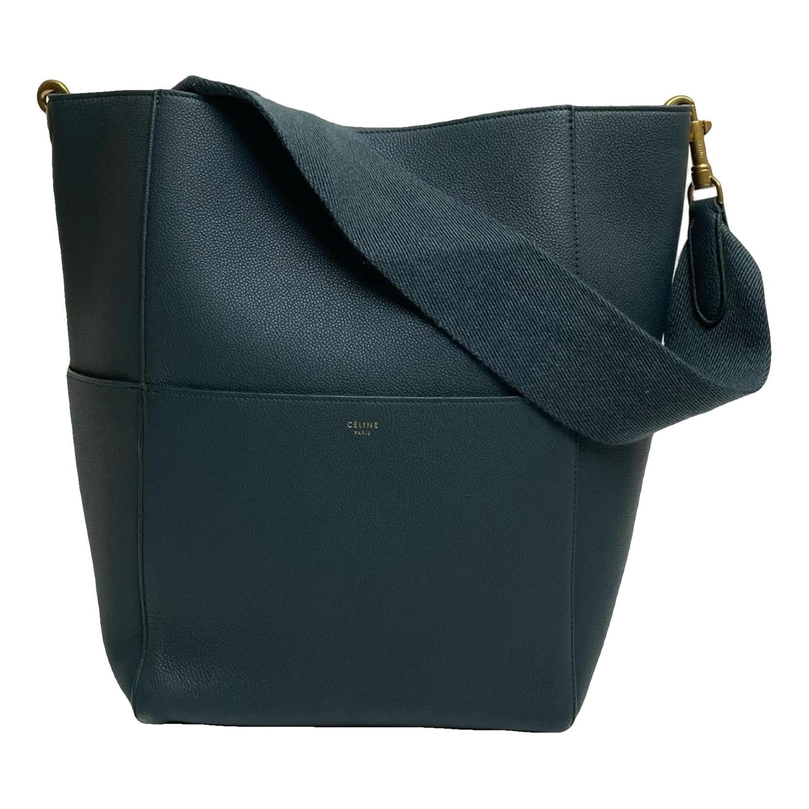 Seau Sangle leather handbag