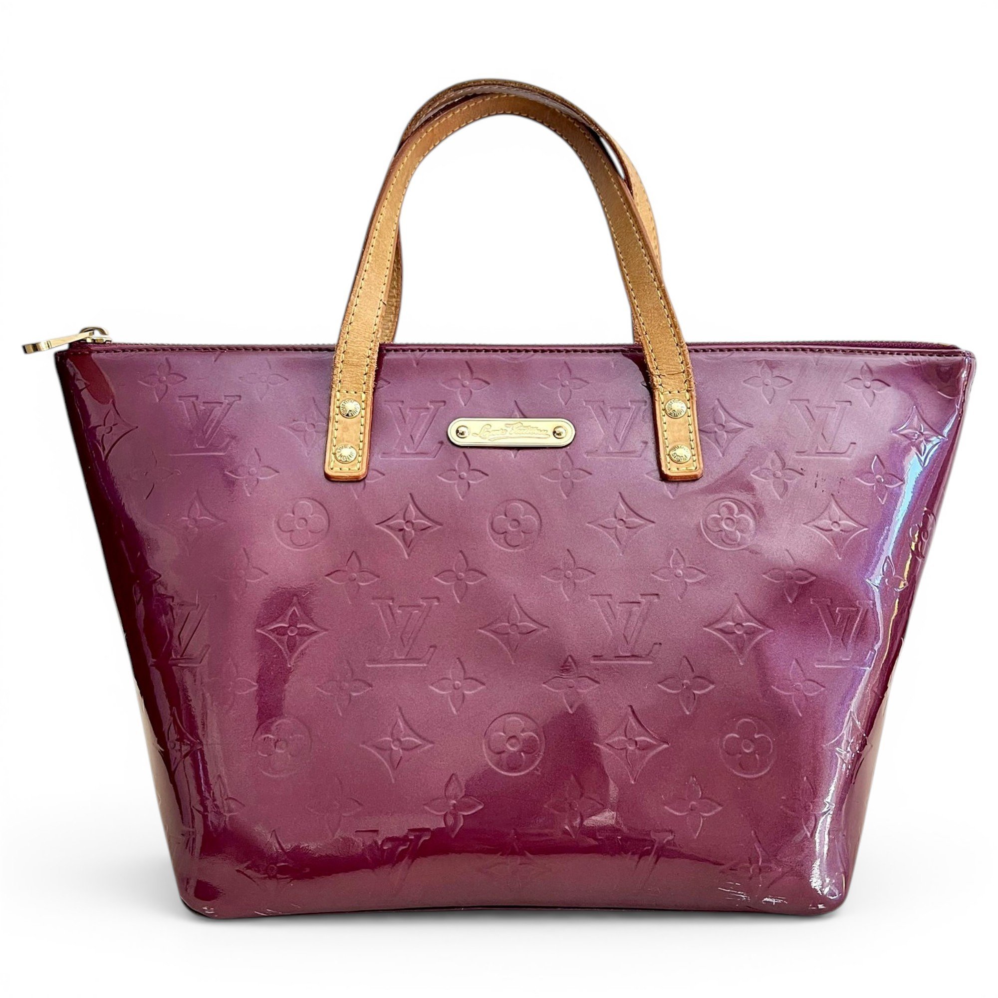 Bellevue patent leather handbag
