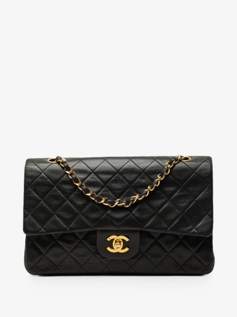 1994-1996 Medium Classic Lambskin Double Flap shoulder bag