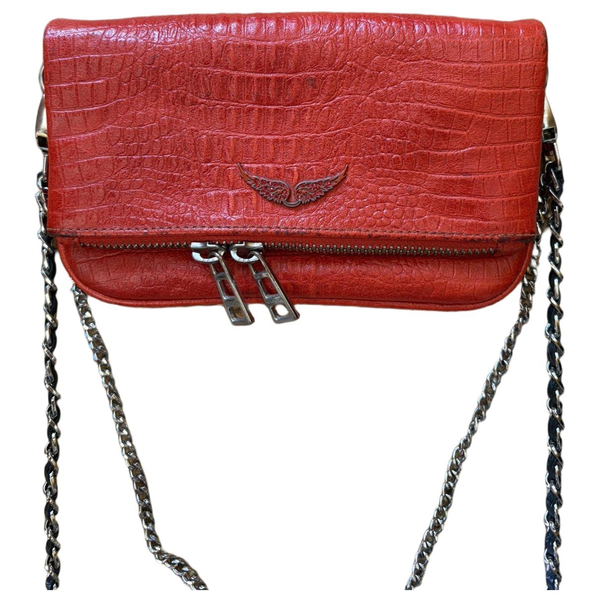 Rock leather crossbody bag