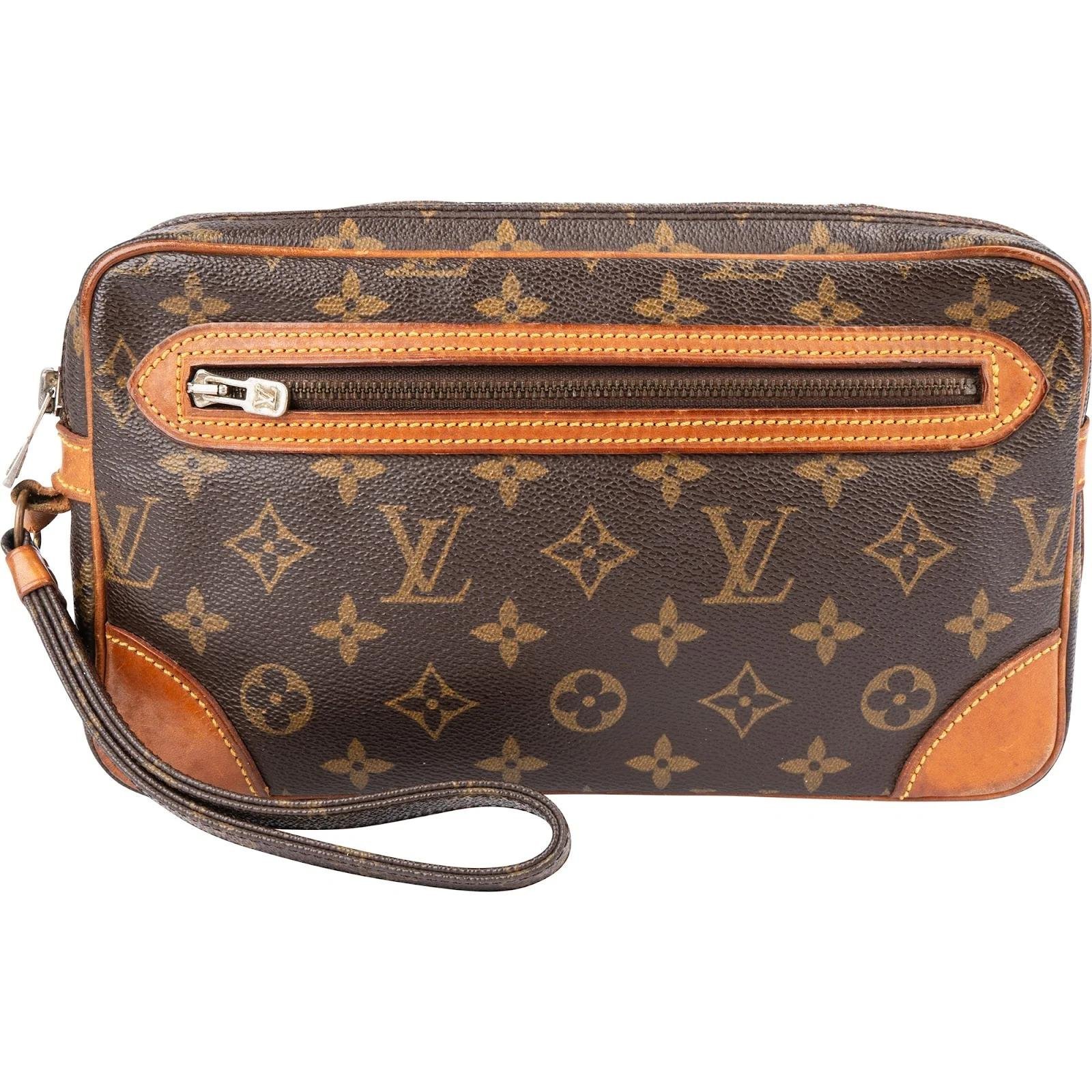Marly Dragonne leather clutch bag