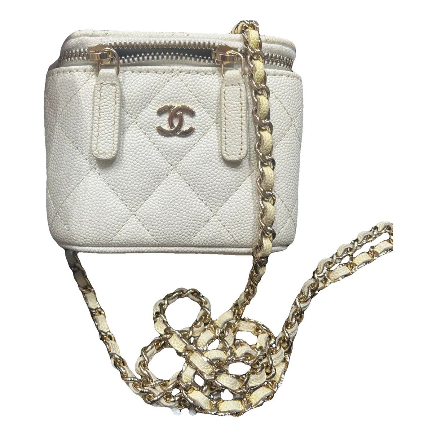 Trendy CC Vanity leather handbag