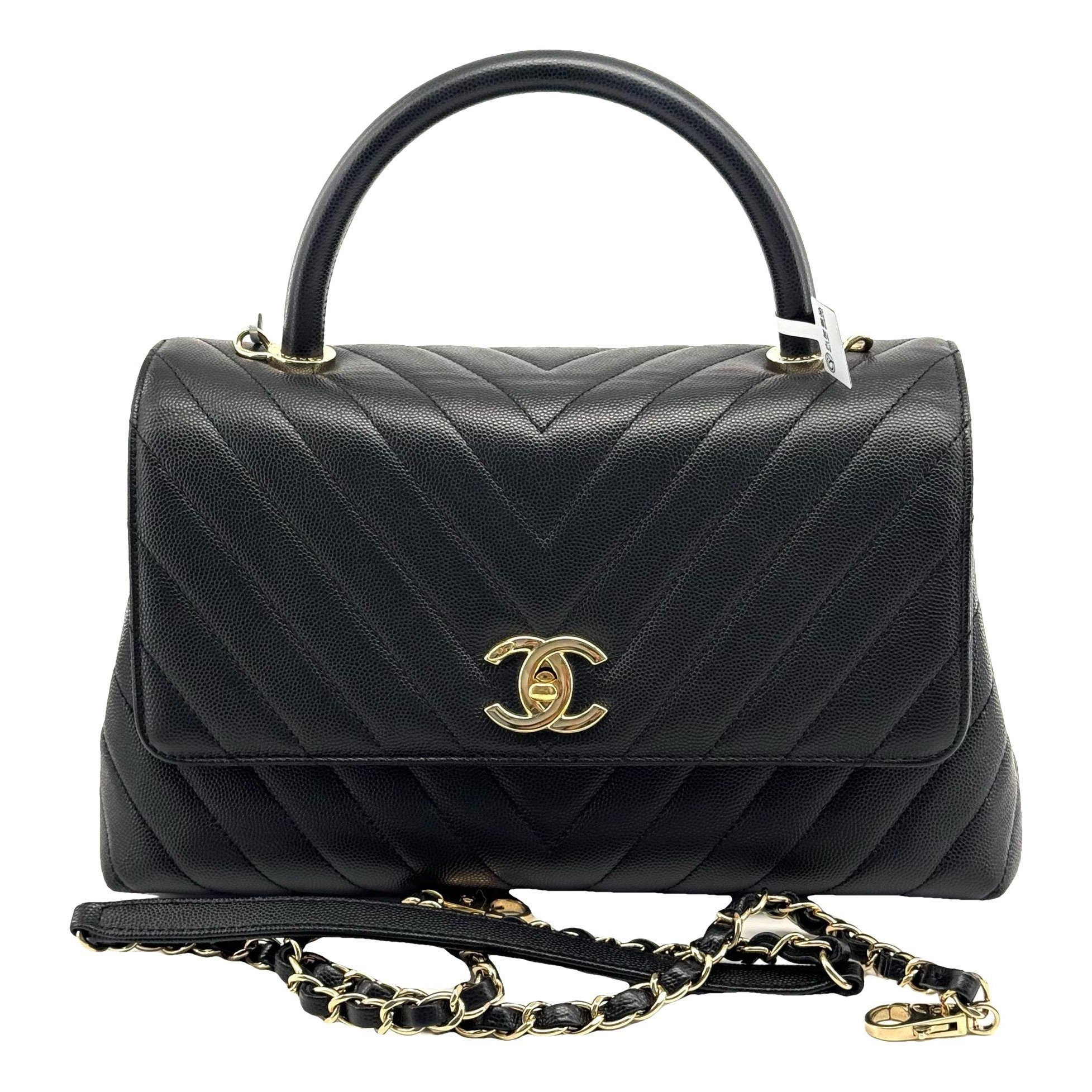 Coco Handle leather handbag
