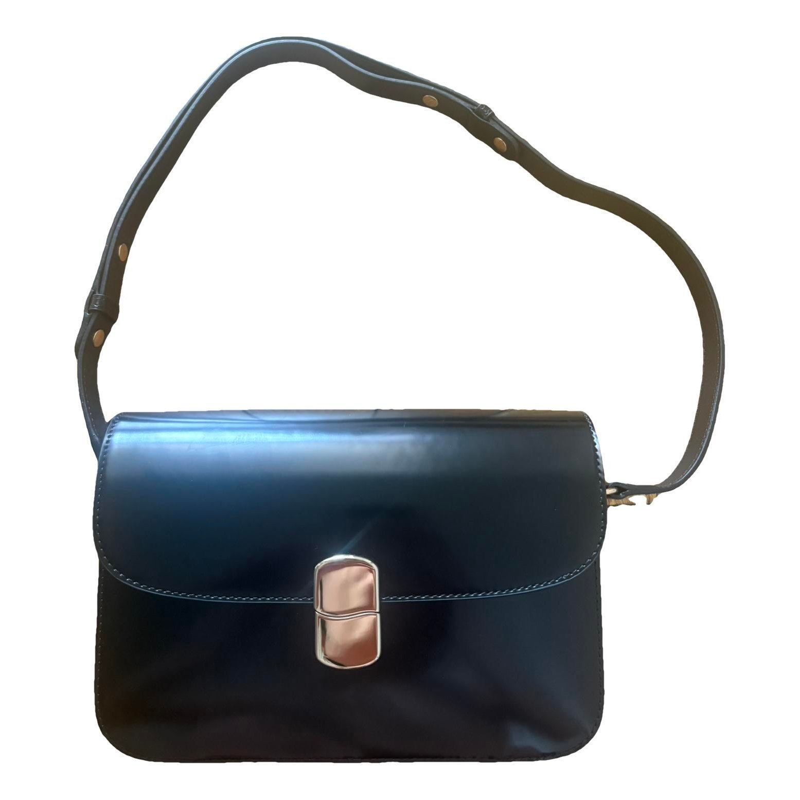 Patent leather crossbody bag