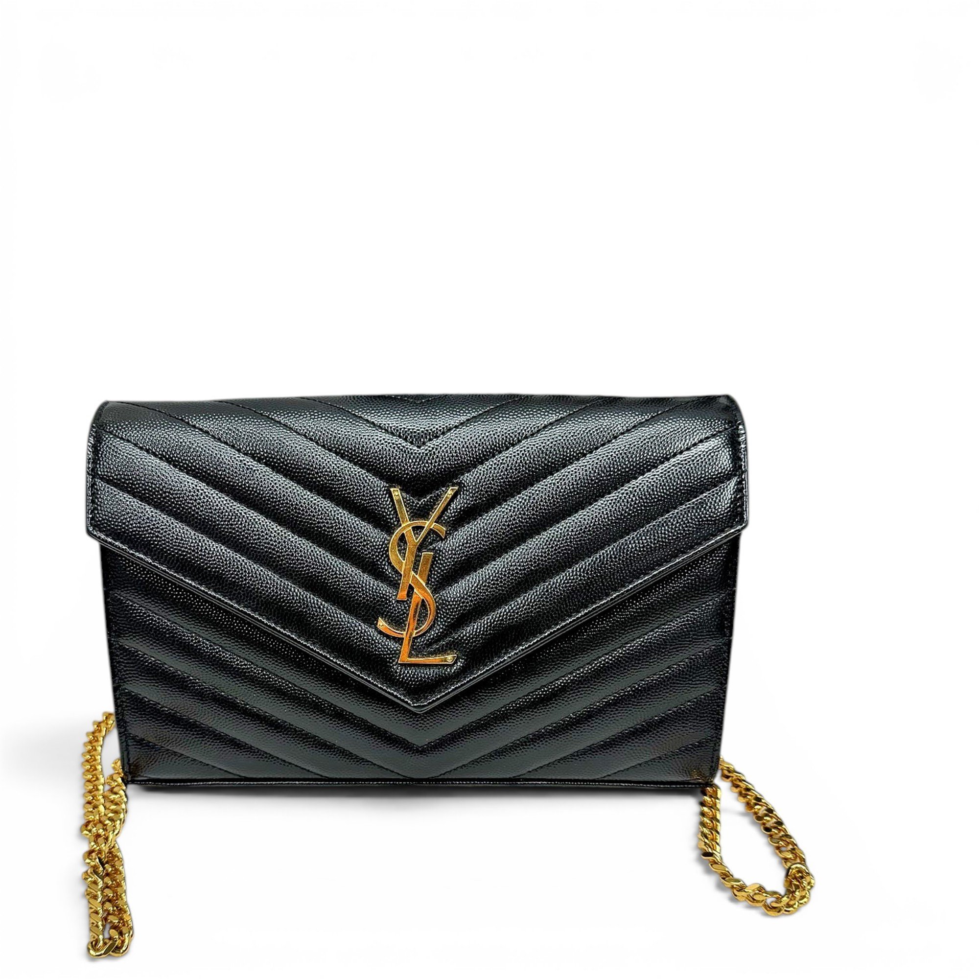 Portefeuille enveloppe leather handbag