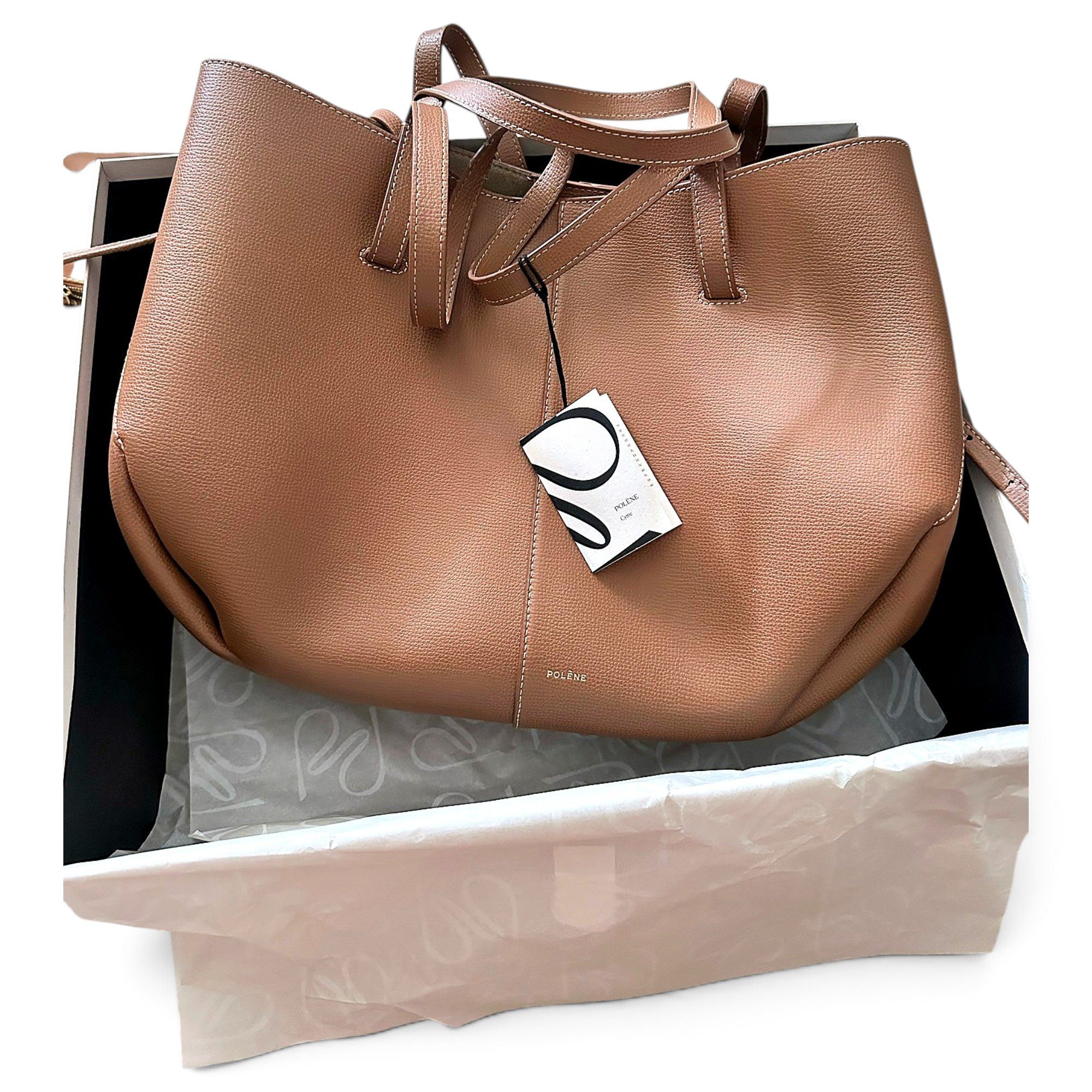Leather tote