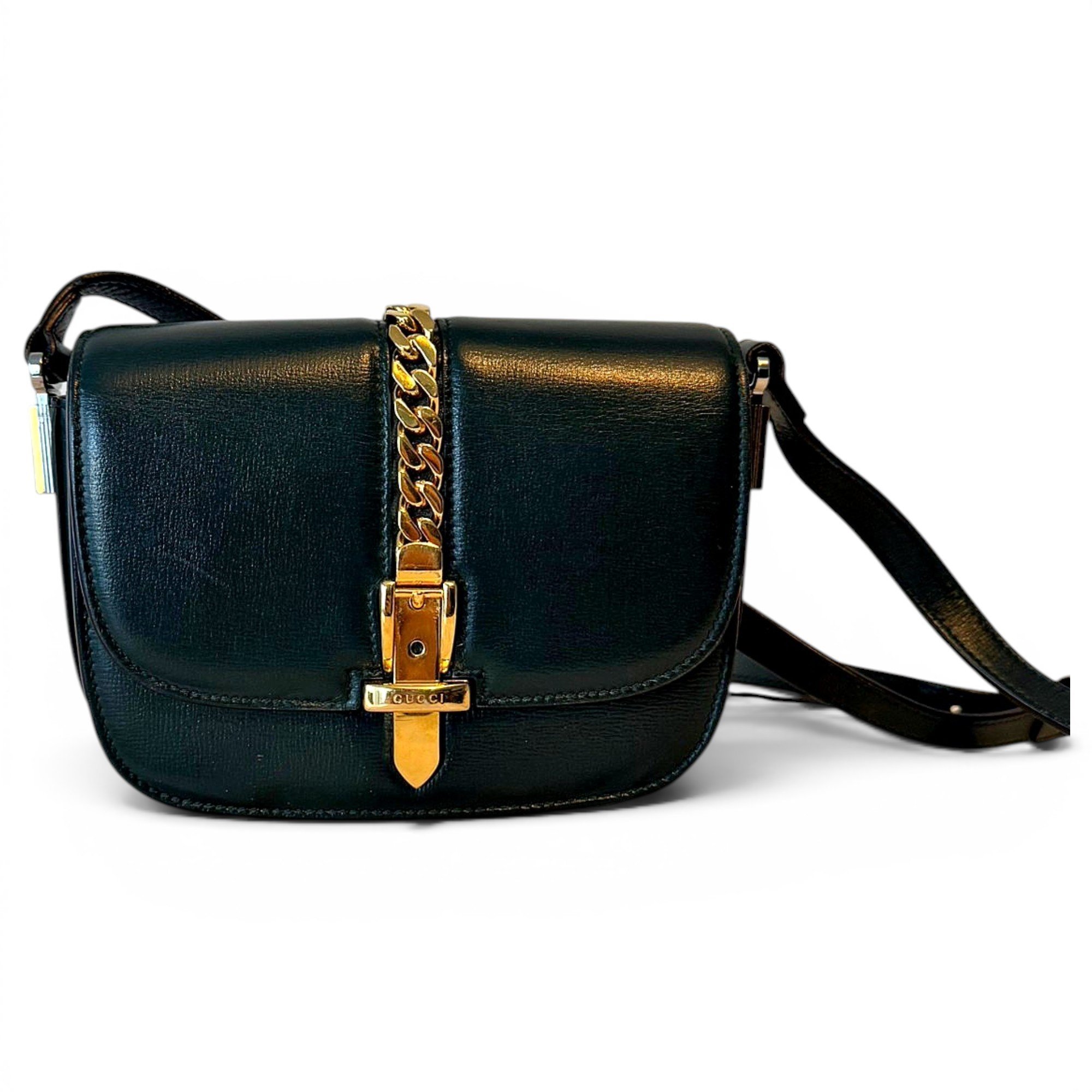 Gucci Sylvie 1969 leather crossbody bag