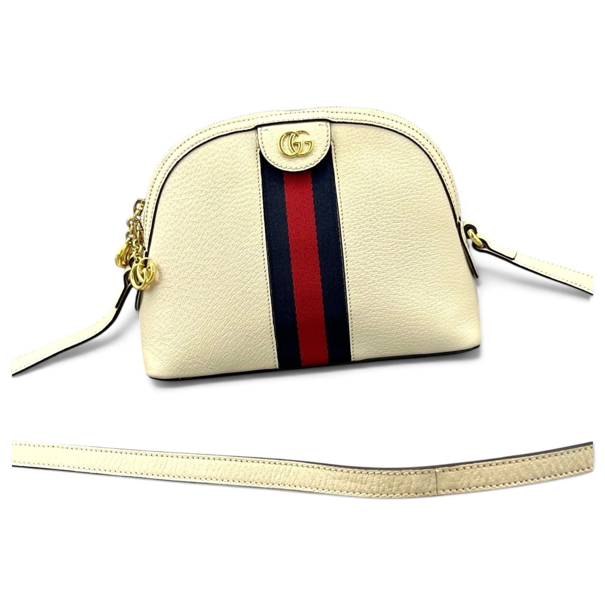 Ophidia Dome leather handbag