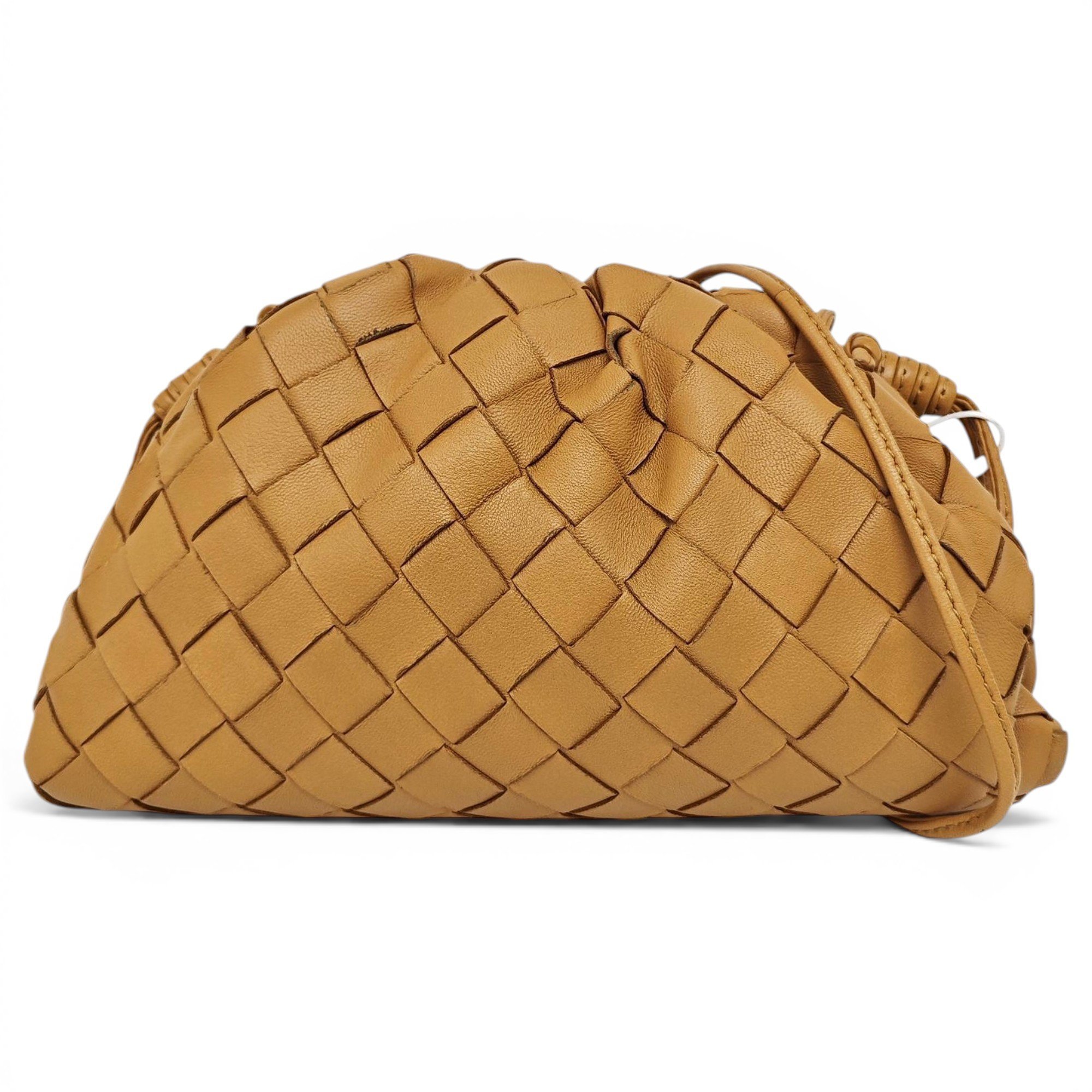 Pouch leather crossbody bag