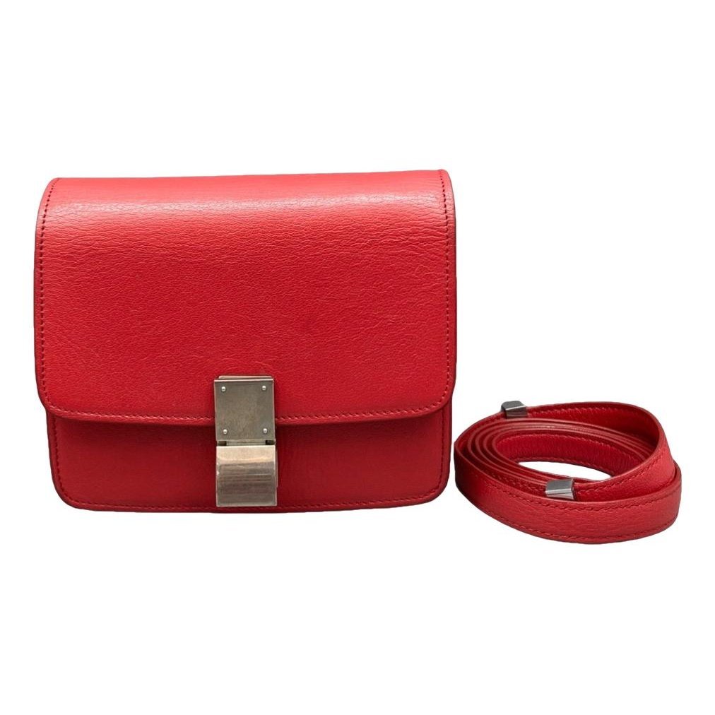 Classic leather crossbody bag