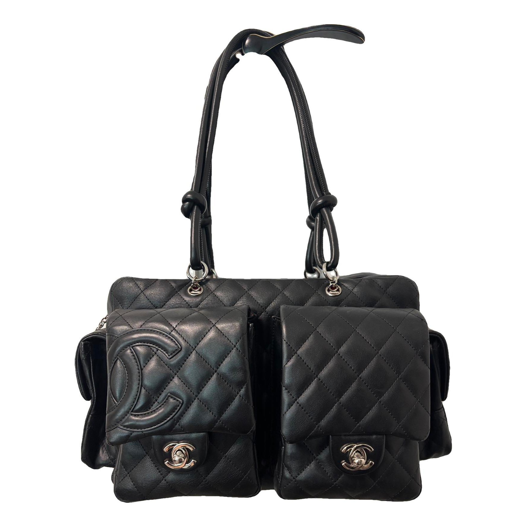 Cambon Reporter leather handbag