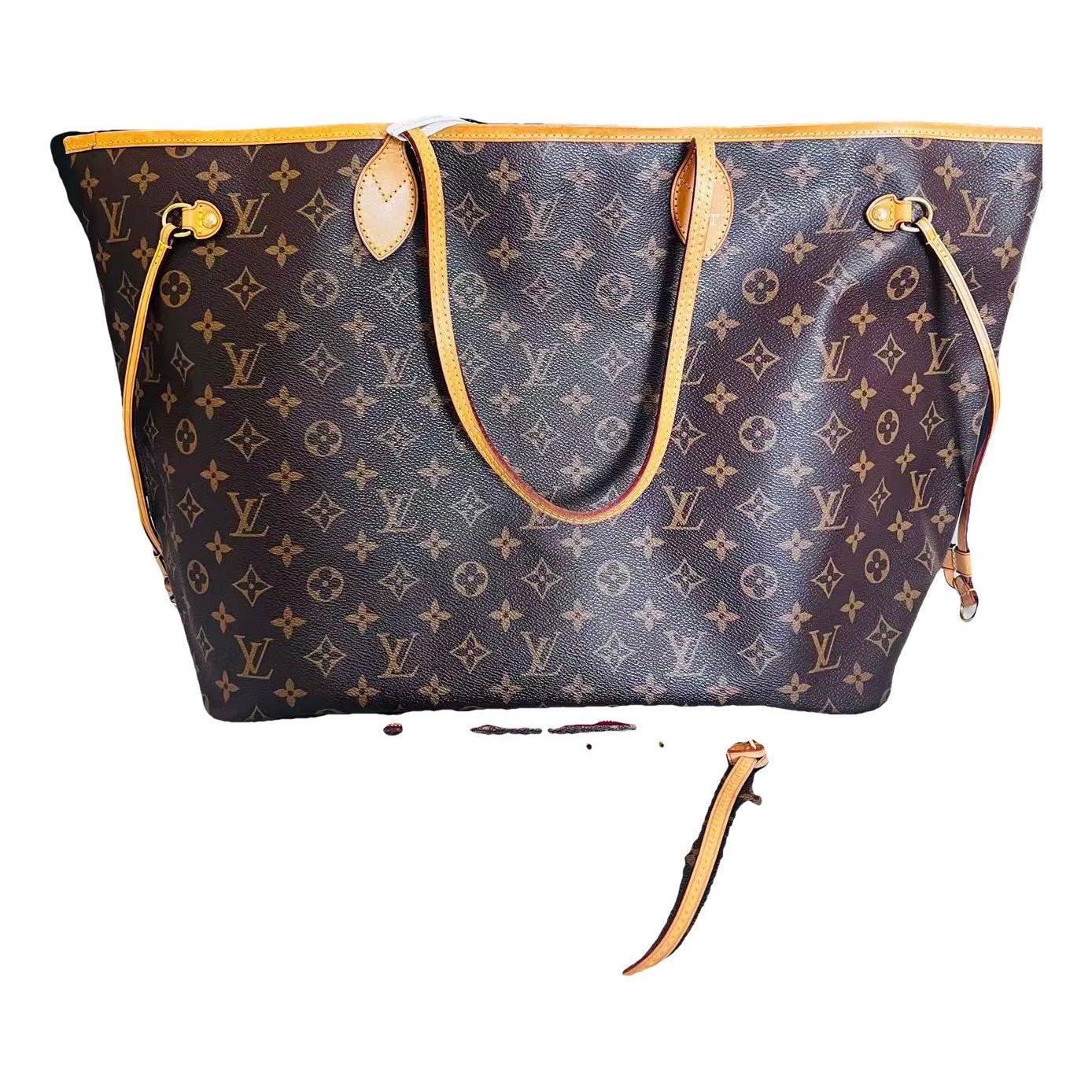 Neverfull leather tote