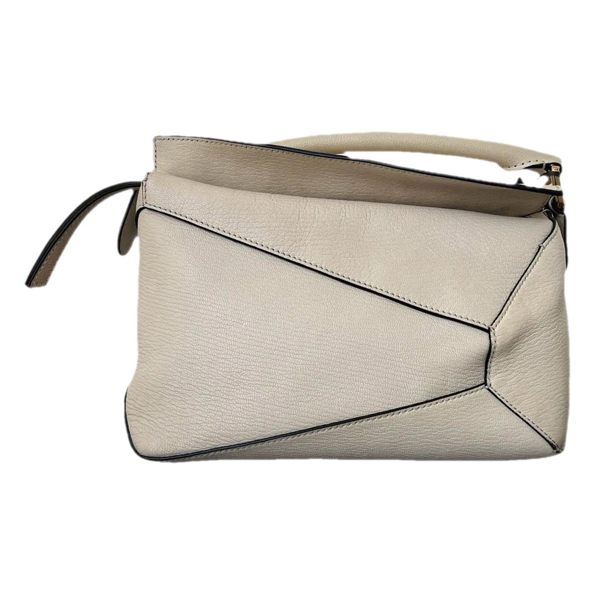 Puzzle leather crossbody bag