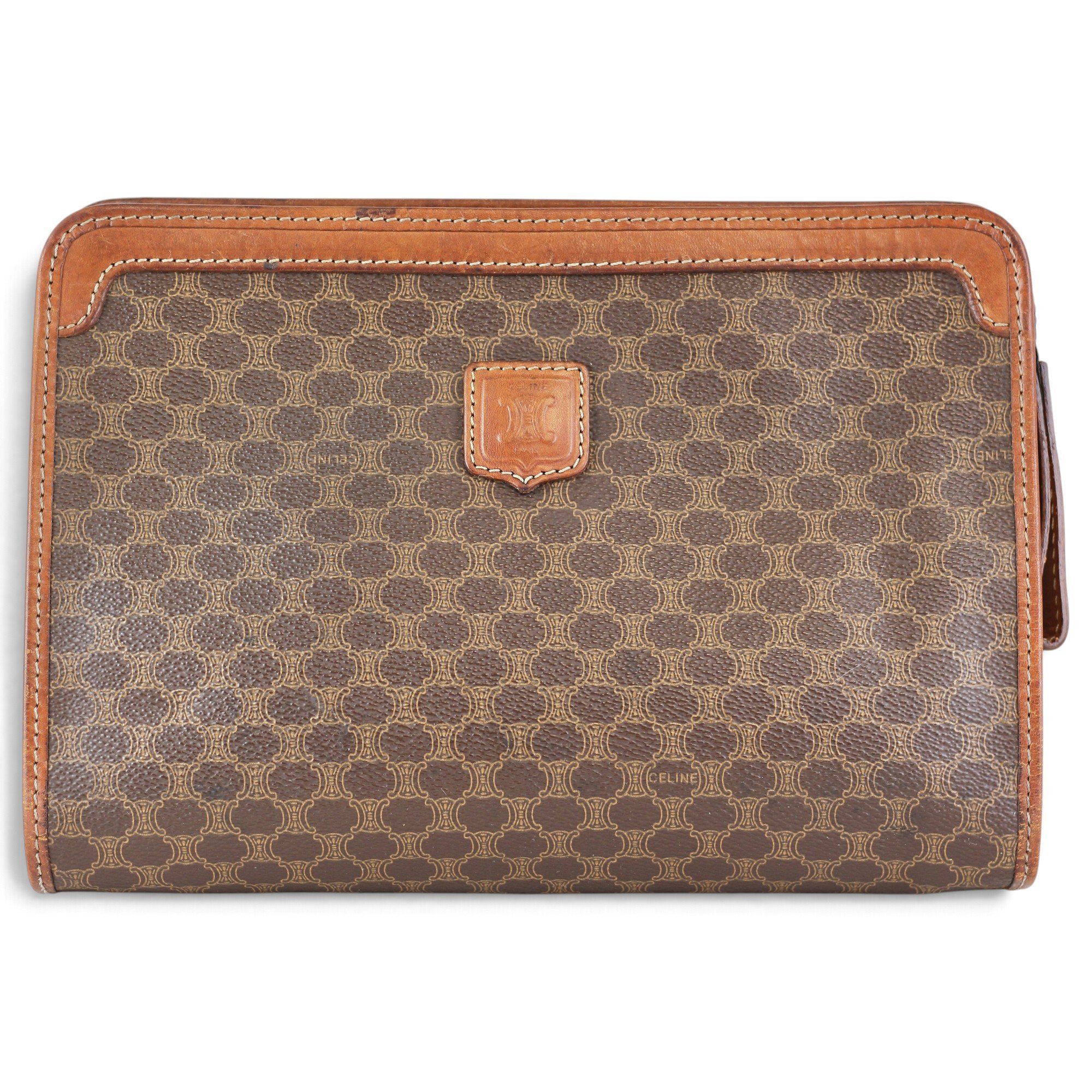 Leather vanity case