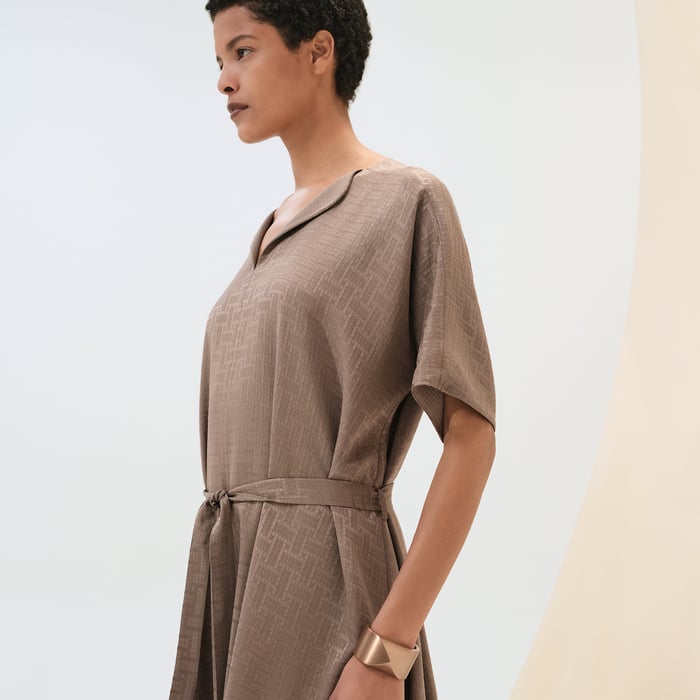 "Mosaique" Belted Caftan